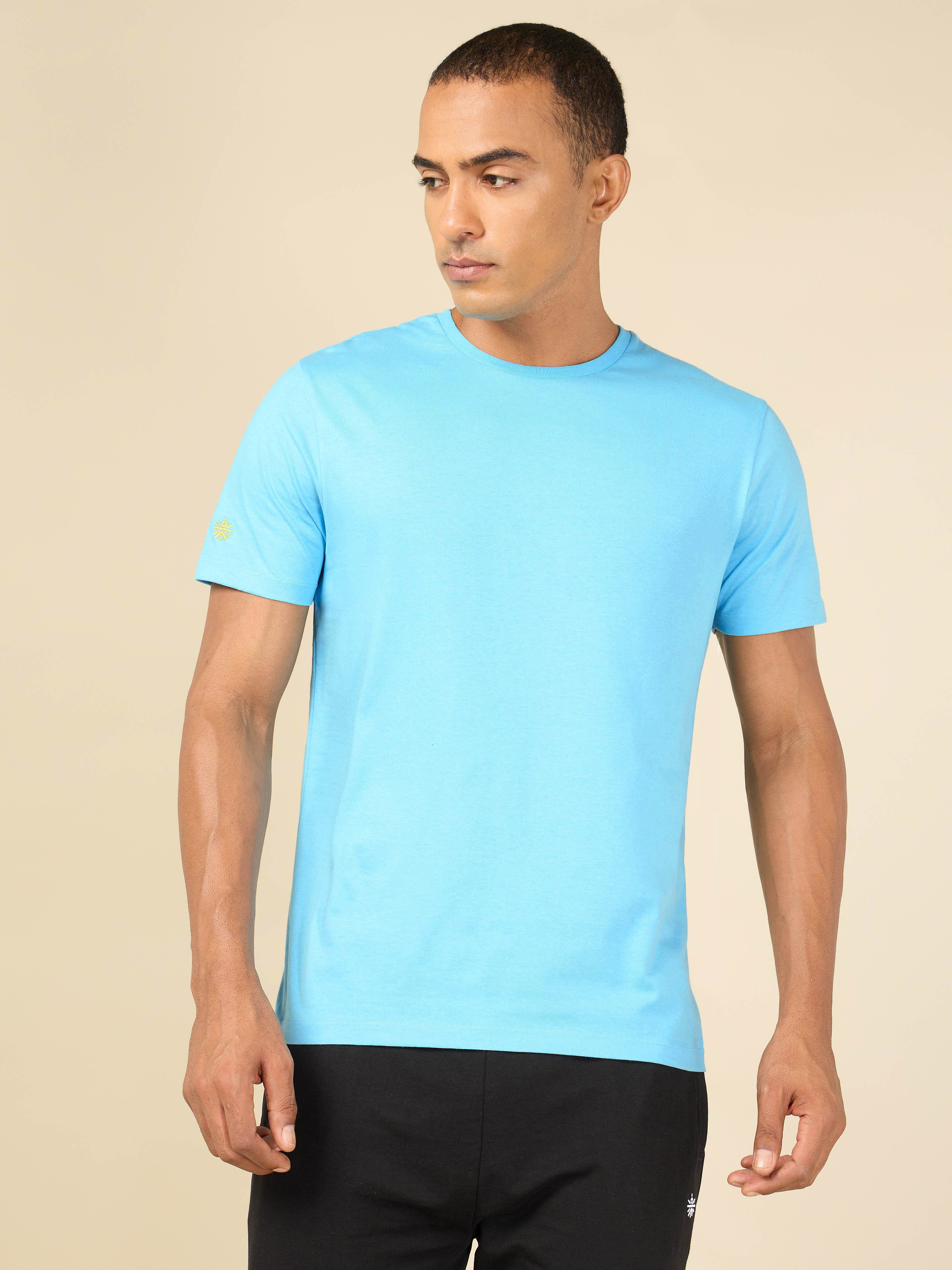 Blue Cult Leisure T-shirt for Men - Image 3