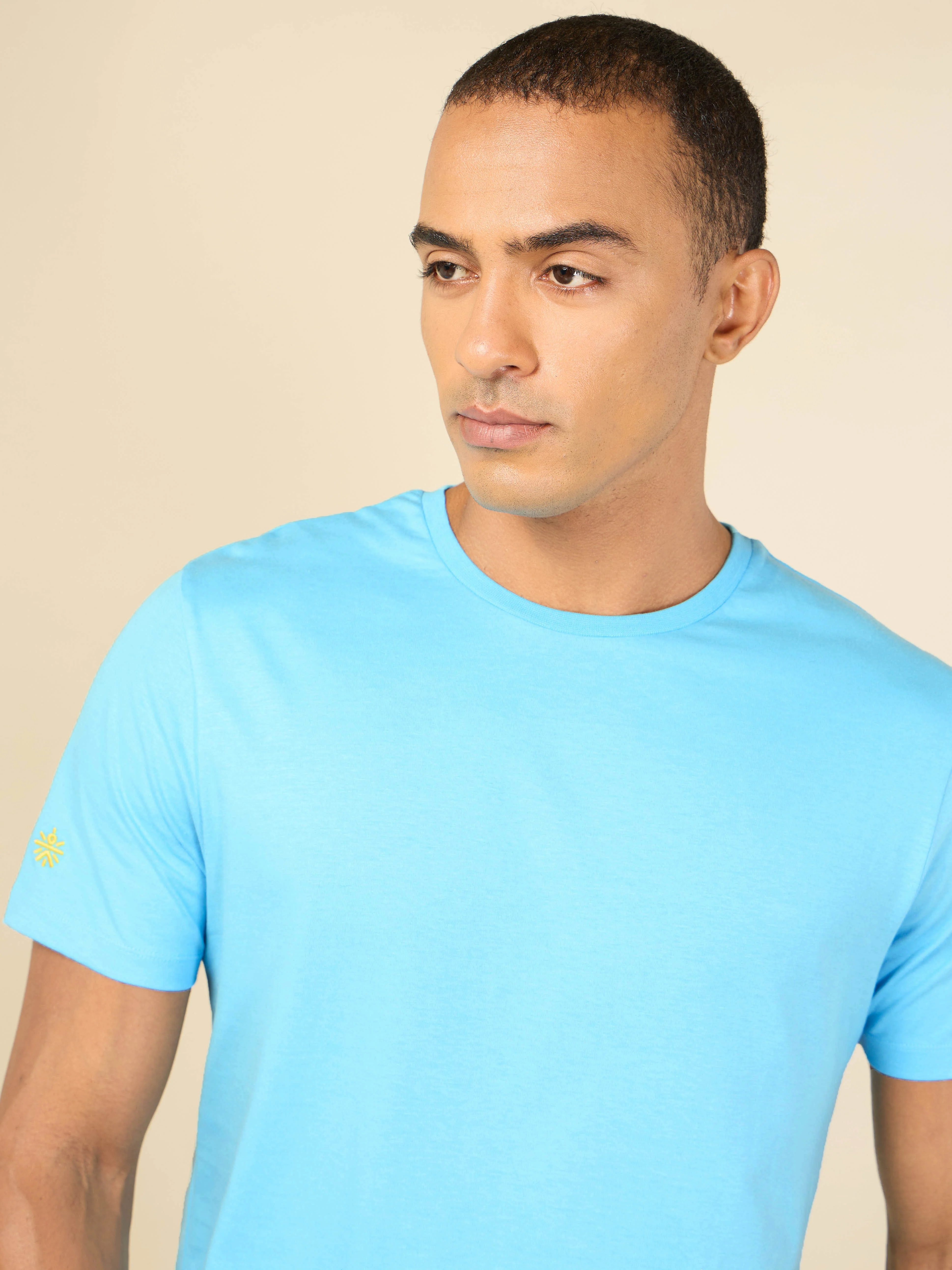 Blue Cult Leisure T-shirt for Men - Image 6