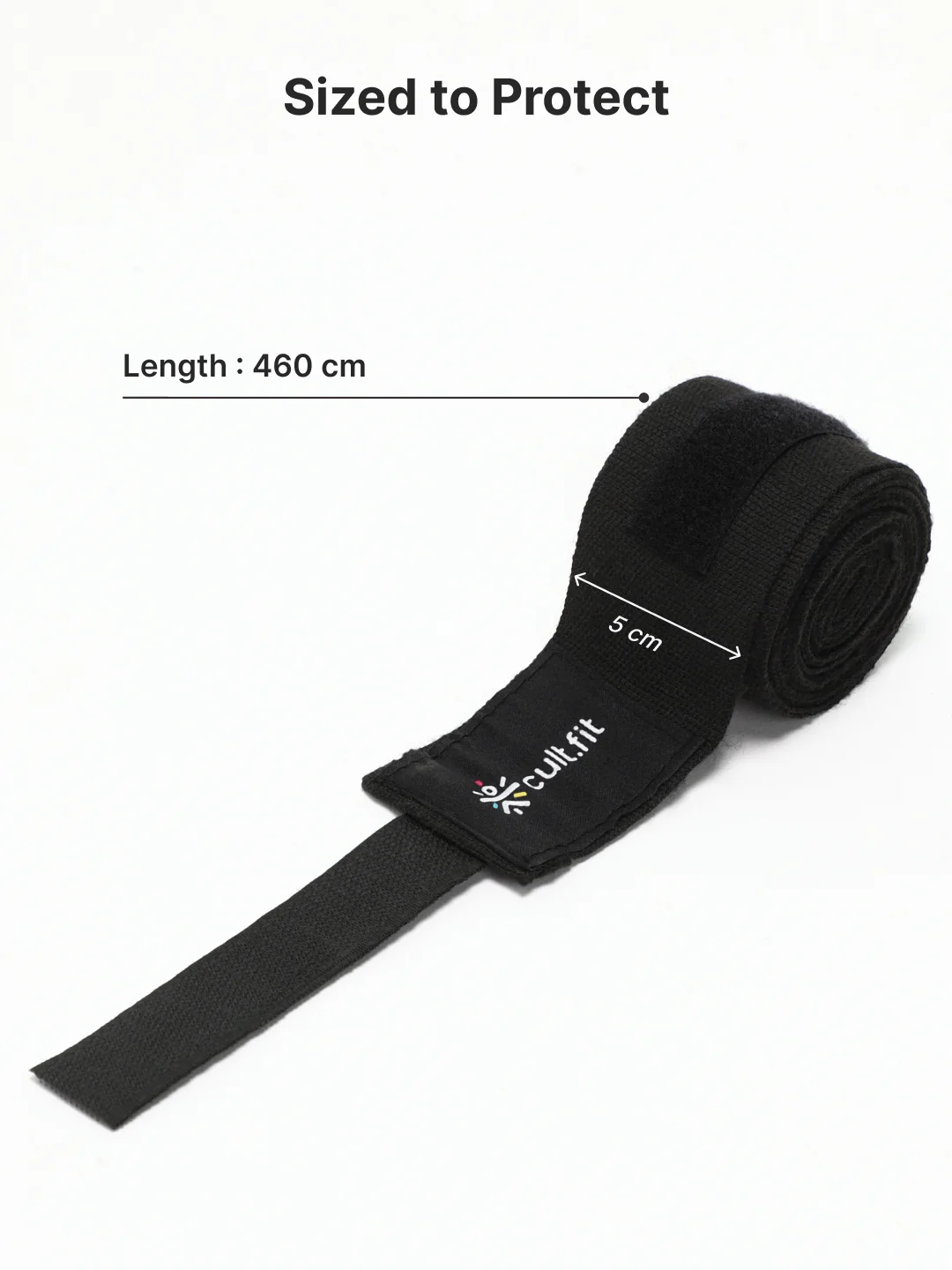 Boxing Hand wrap Black - Image 8