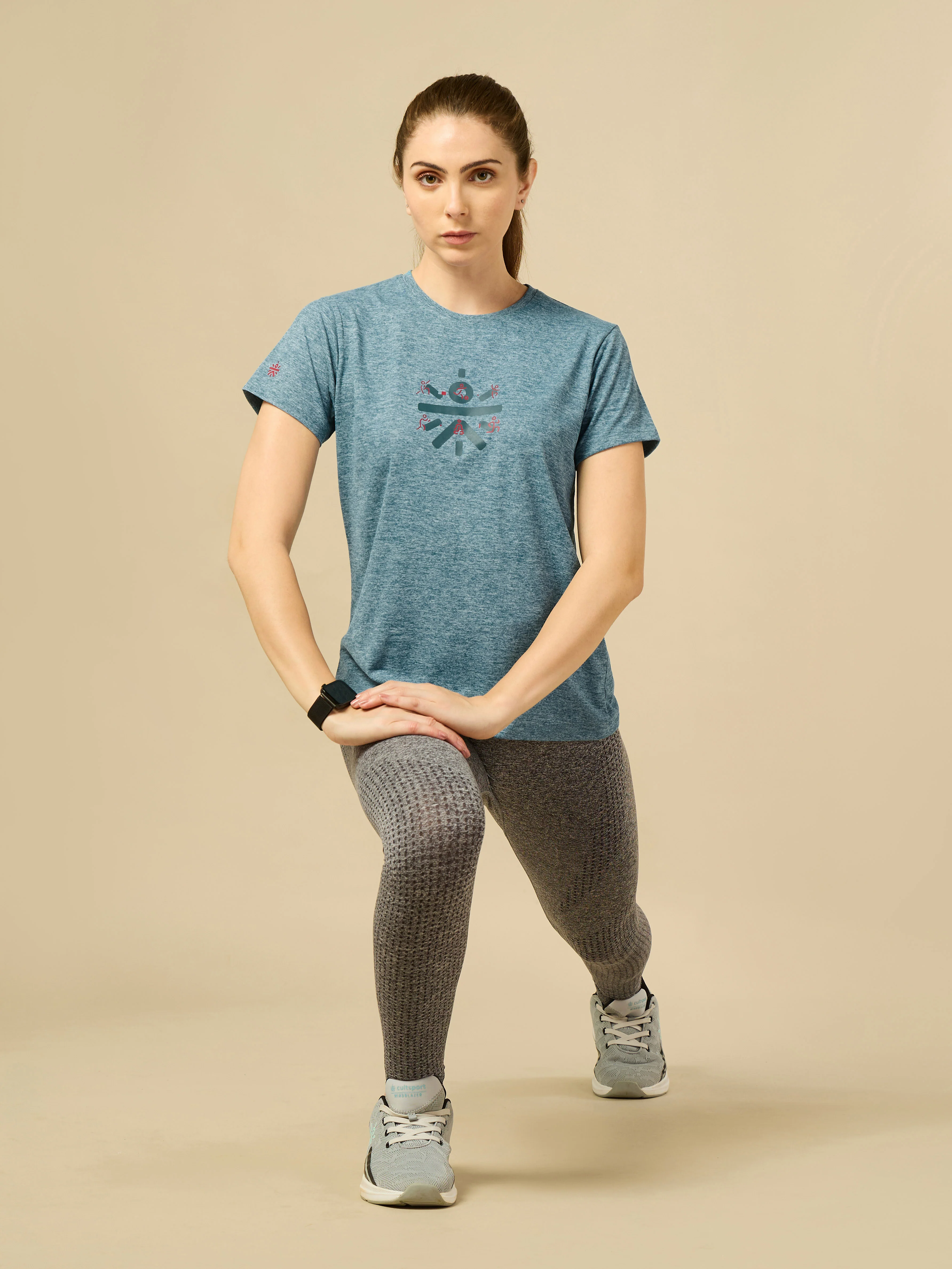 Brand logo Blue T-shirt - Image 2