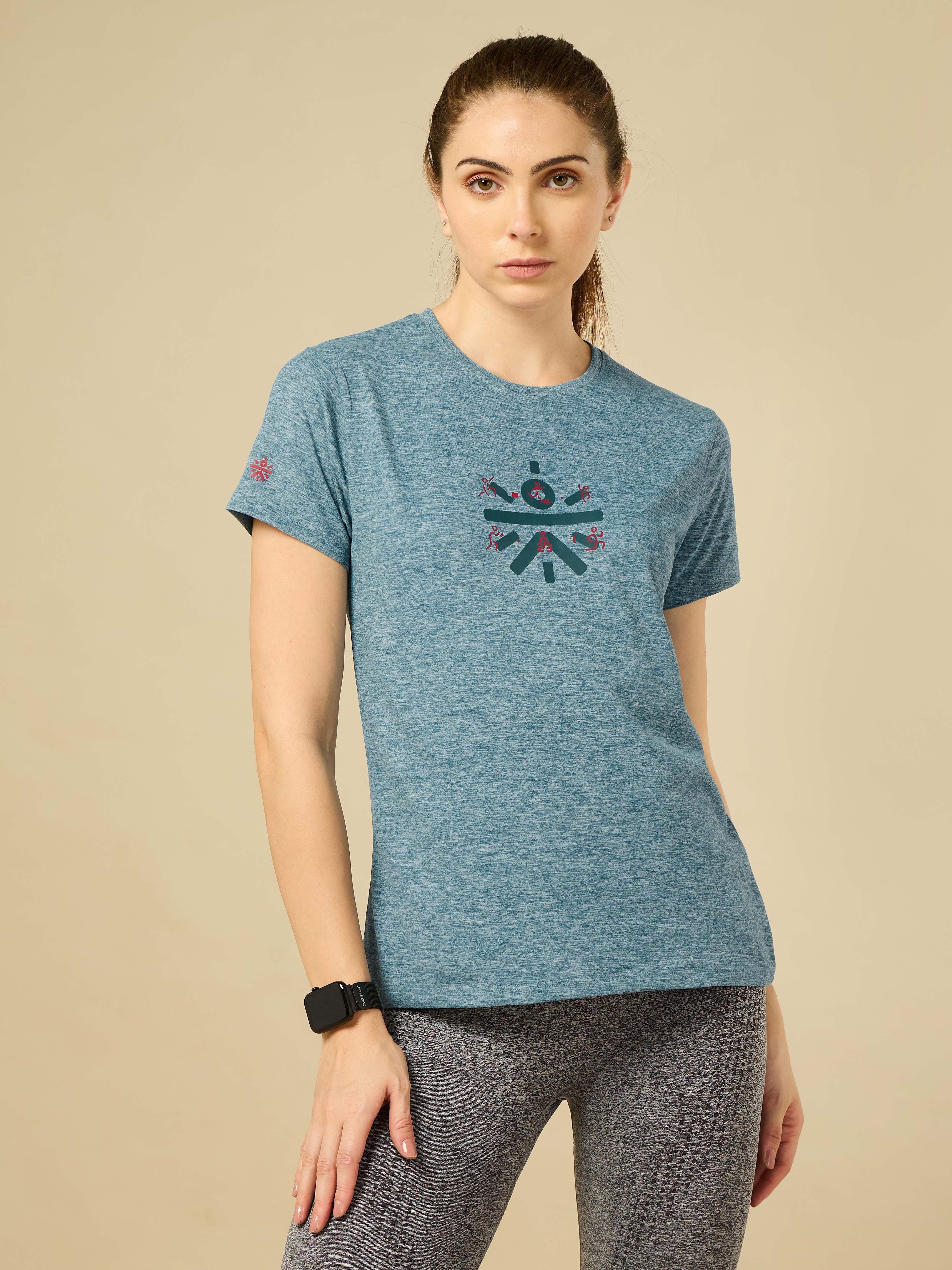 Brand logo Blue T-shirt - Image 3