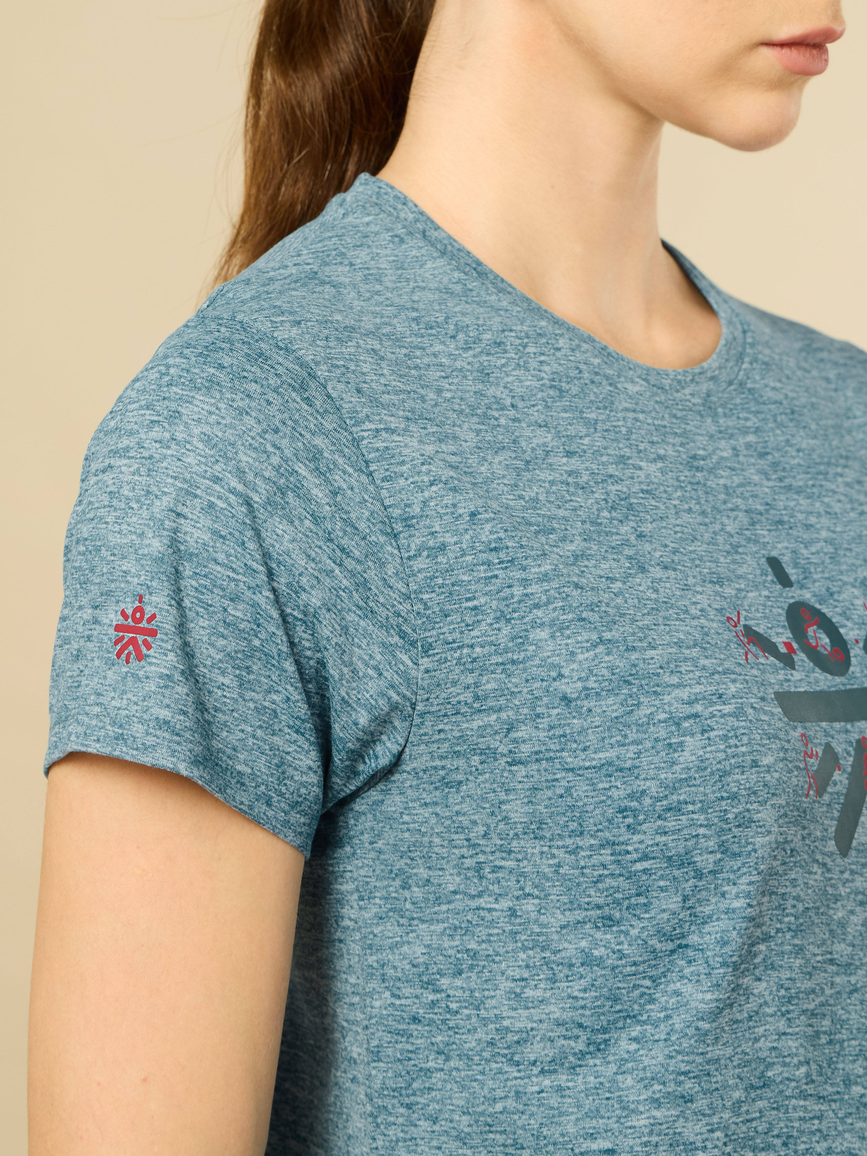 Brand logo Blue T-shirt - Image 7