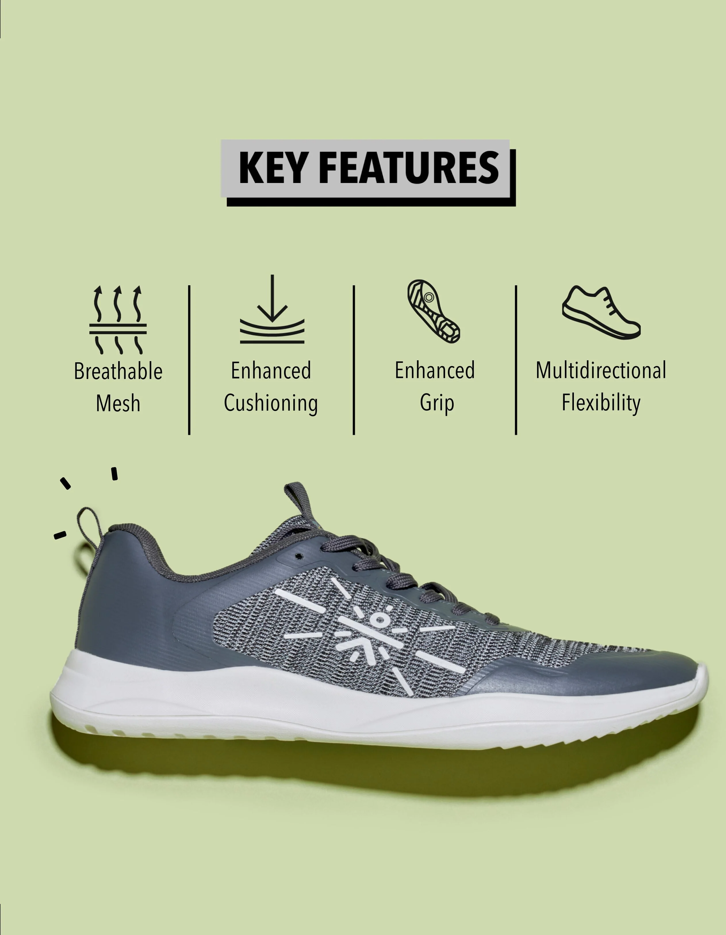 cult Charge Men Running Shoes - Image 3