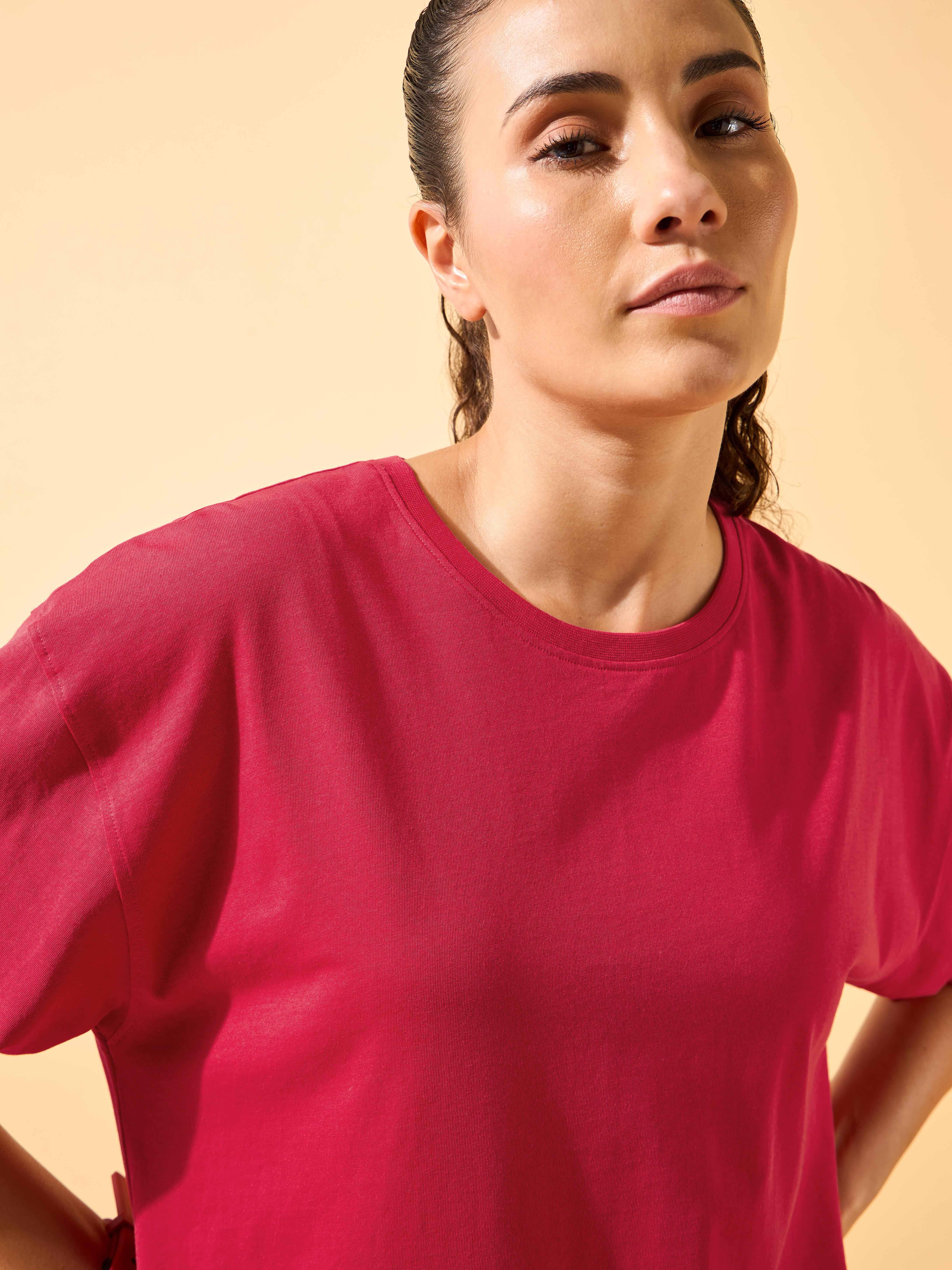 Circle Of Positive Print Oversized T-shirt - Image 7