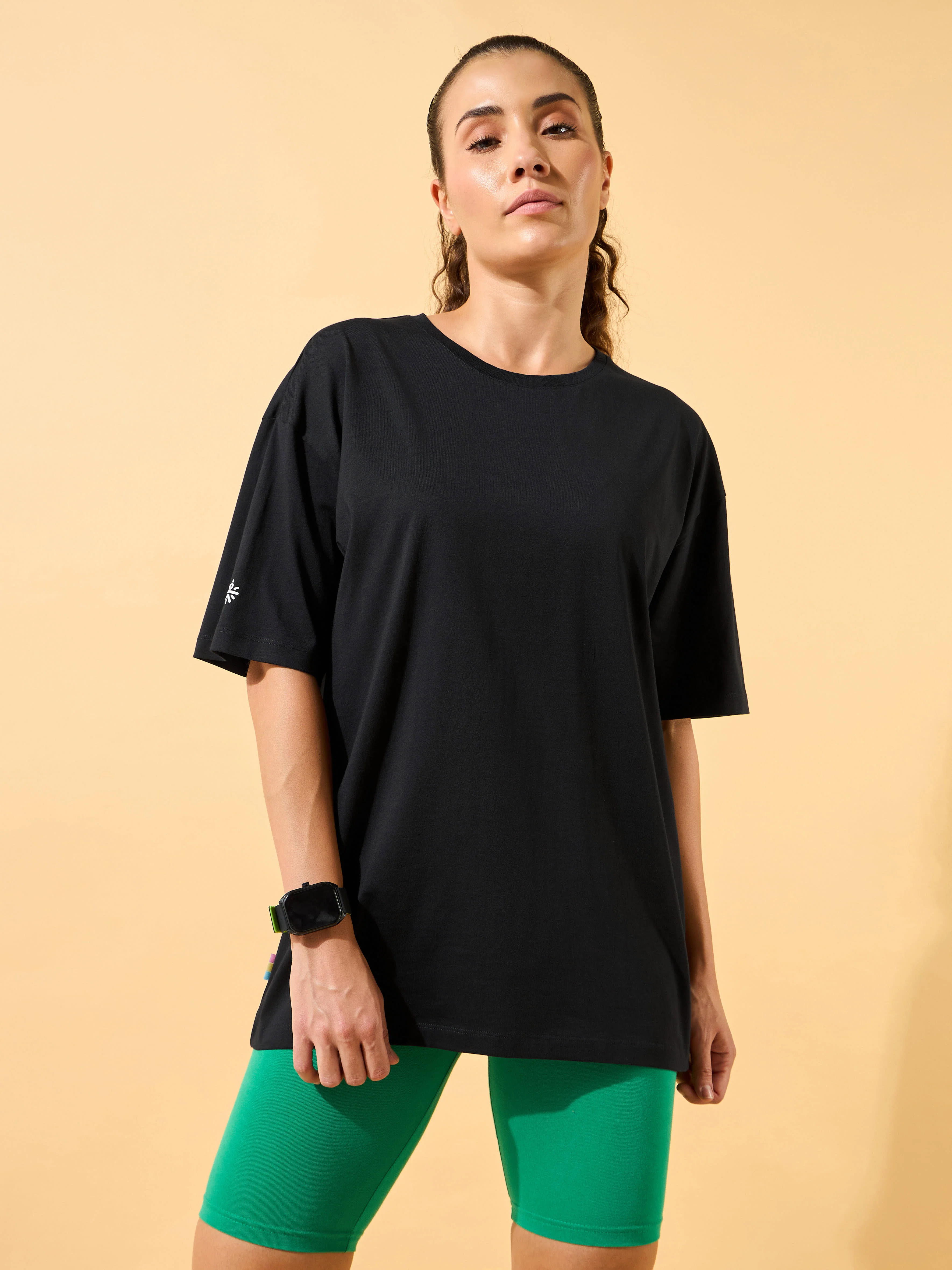 Circle Of Positive Print Oversized T-shirt - Image 3