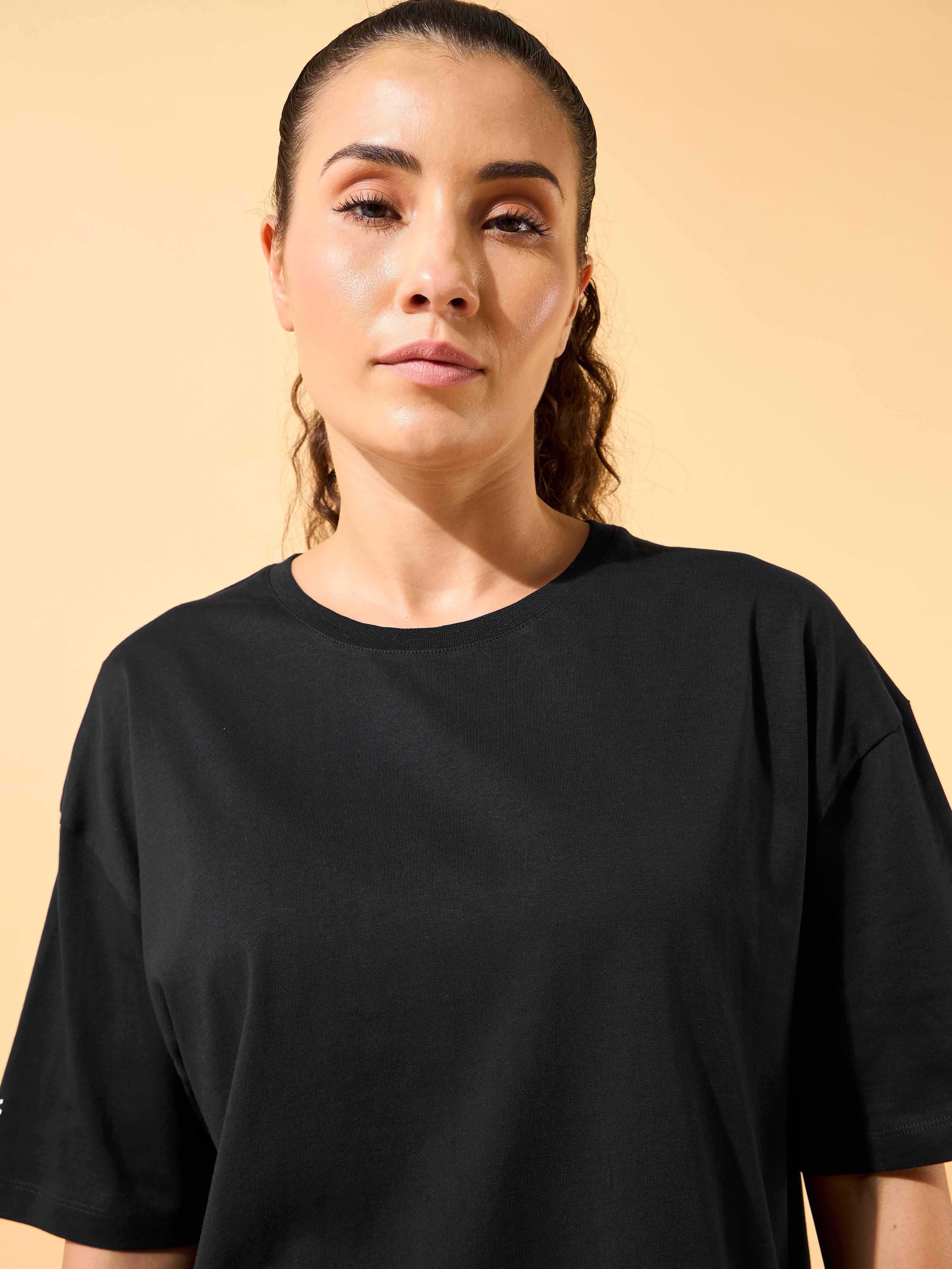 Circle Of Positive Print Oversized T-shirt - Image 6