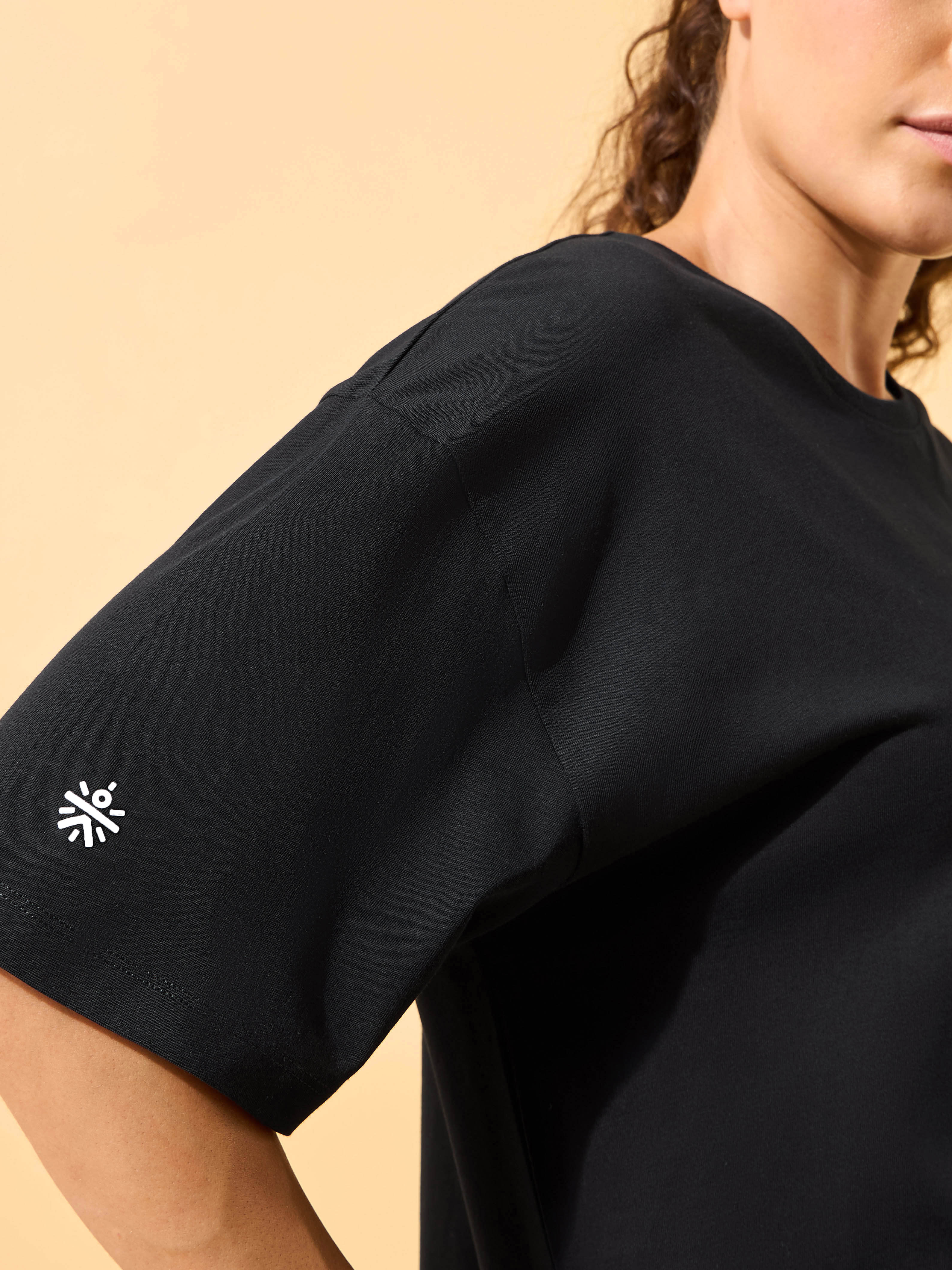 Circle Of Positive Print Oversized T-shirt - Image 7