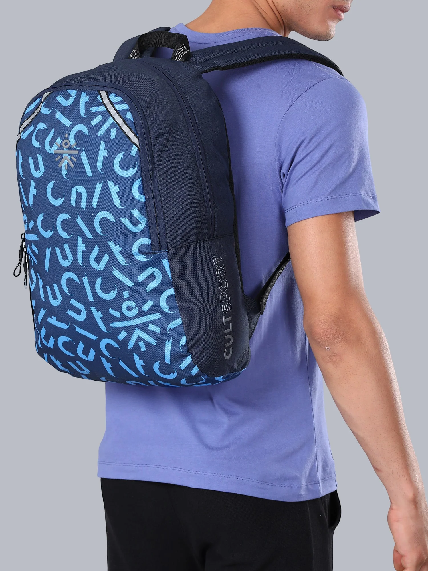 Code Aop Blue Backpack - Image 5