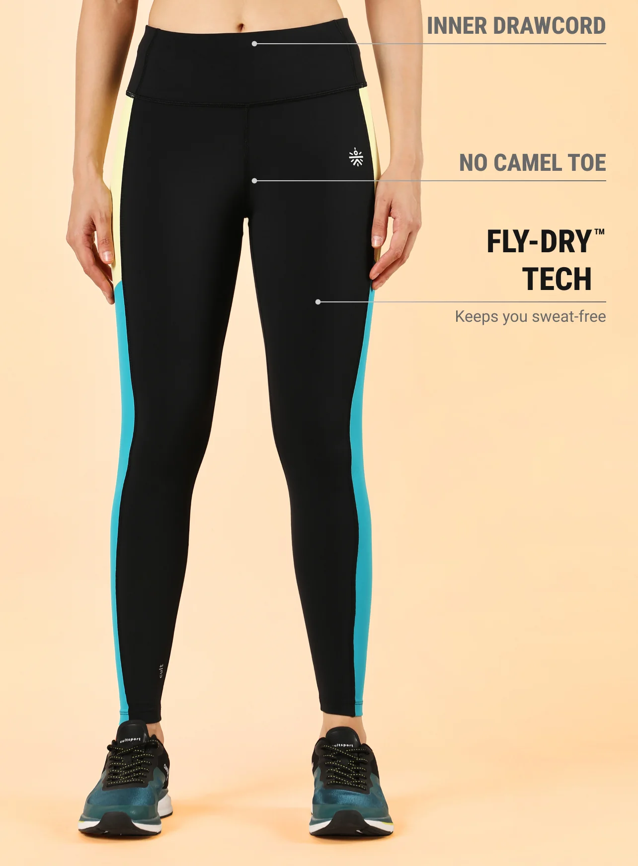 Jet Black Absolute Fit Tights - Image 4