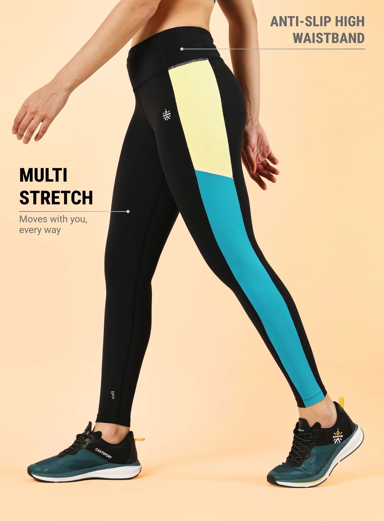 Jet Black Absolute Fit Tights - Image 5