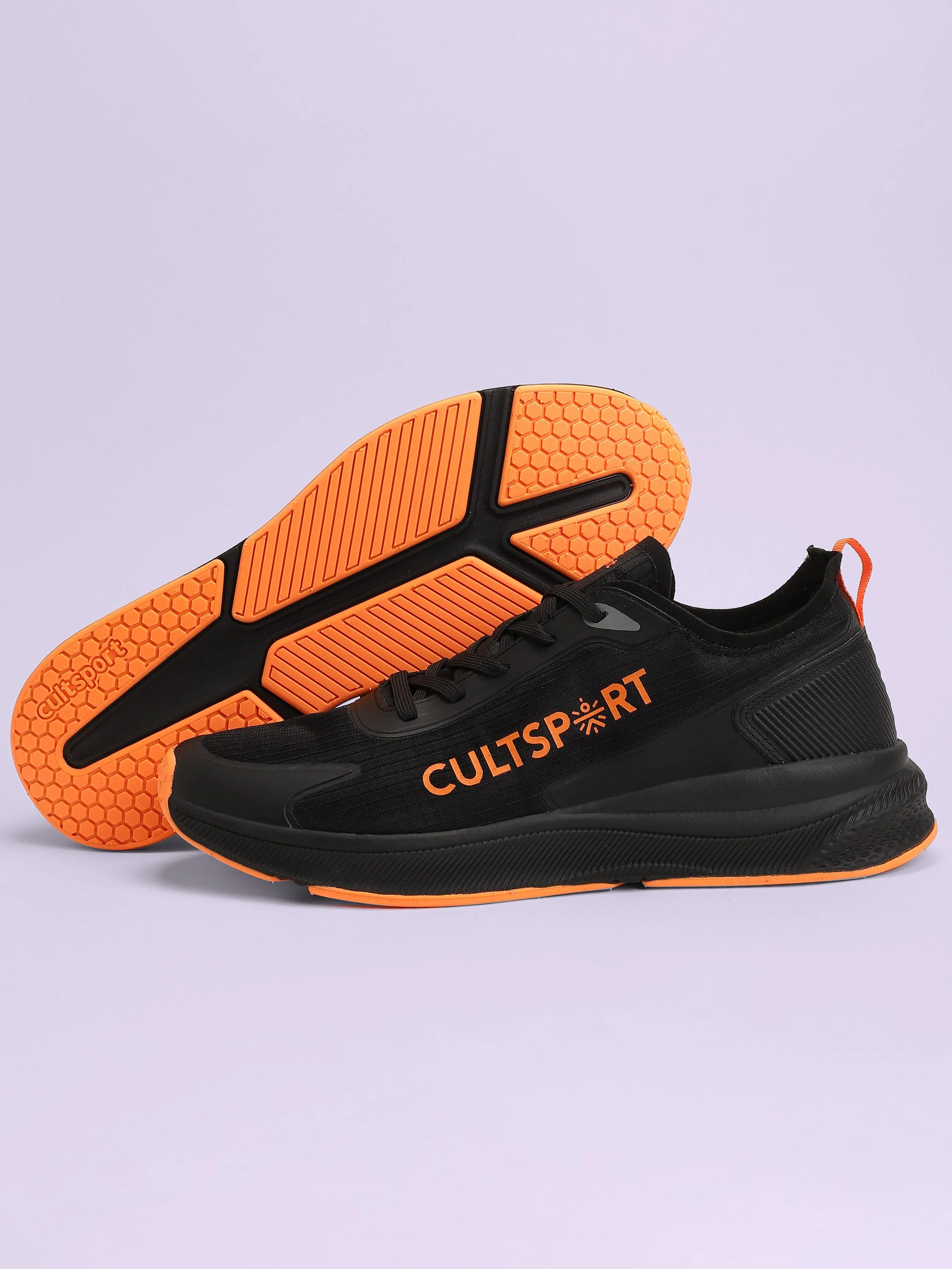 cult Comfort Men Running Shoes - Black/Orange - Image 10