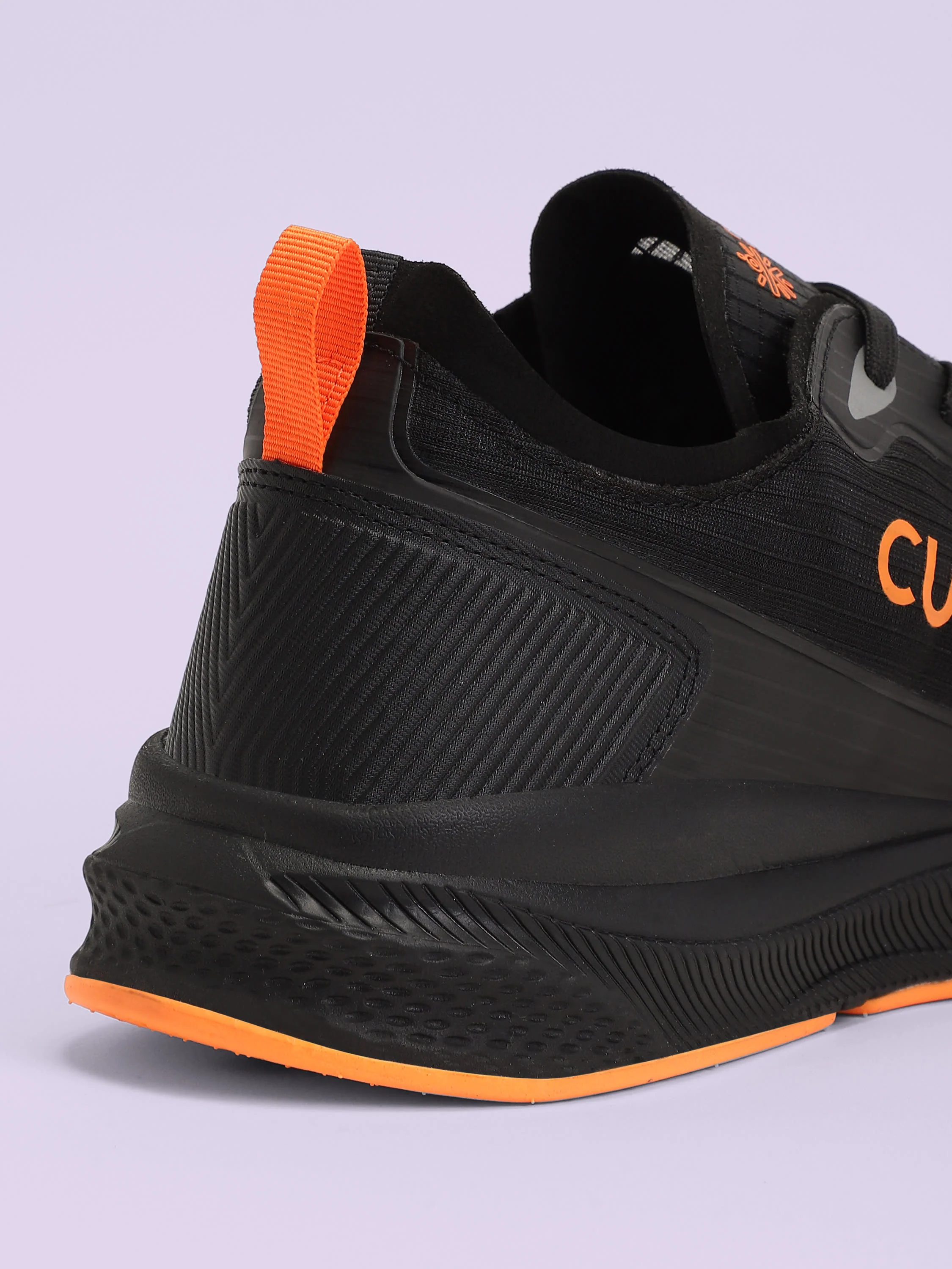 cult Comfort Men Running Shoes - Black/Orange - Image 7