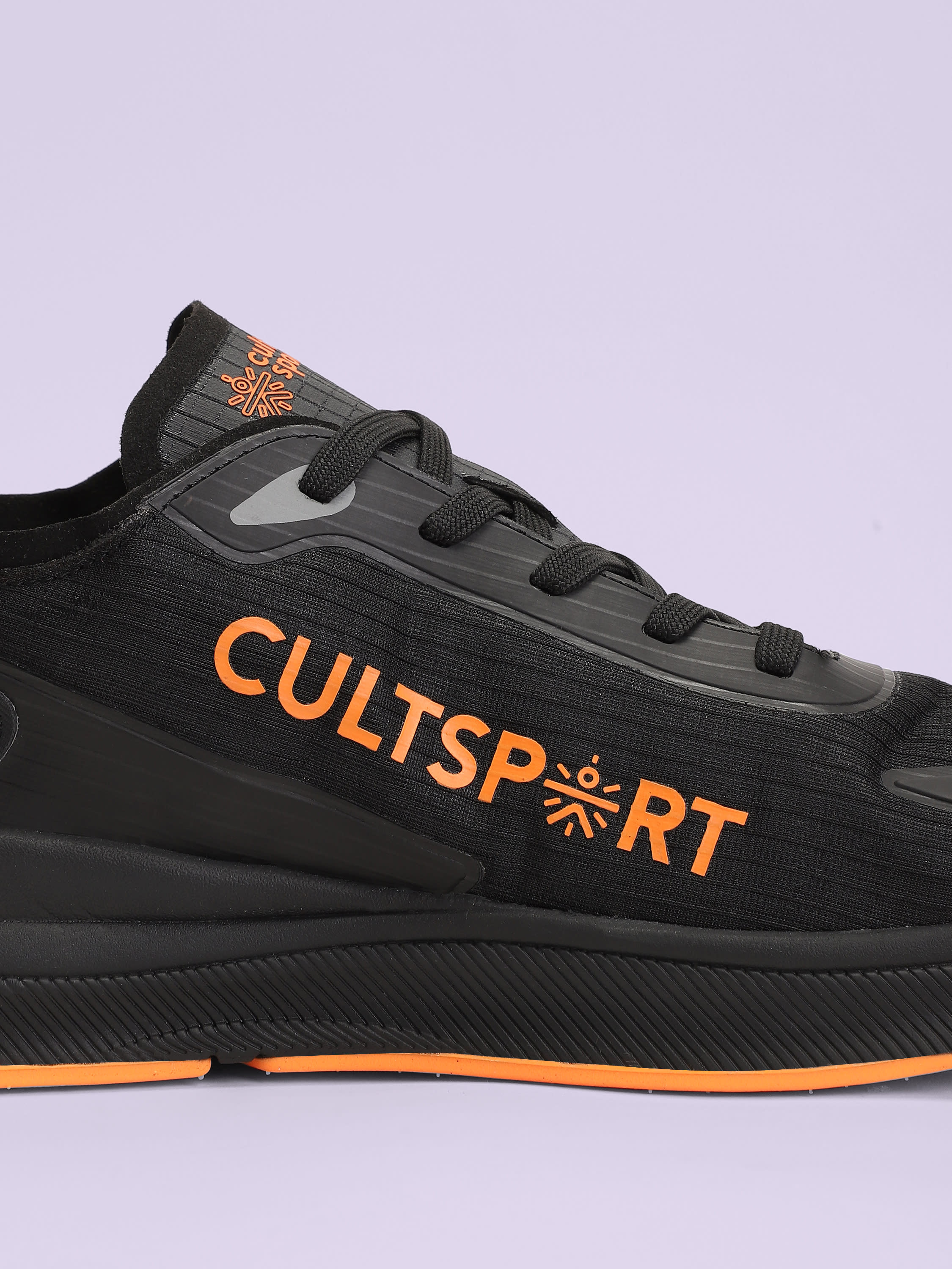 cult Comfort Men Running Shoes - Black/Orange - Image 9