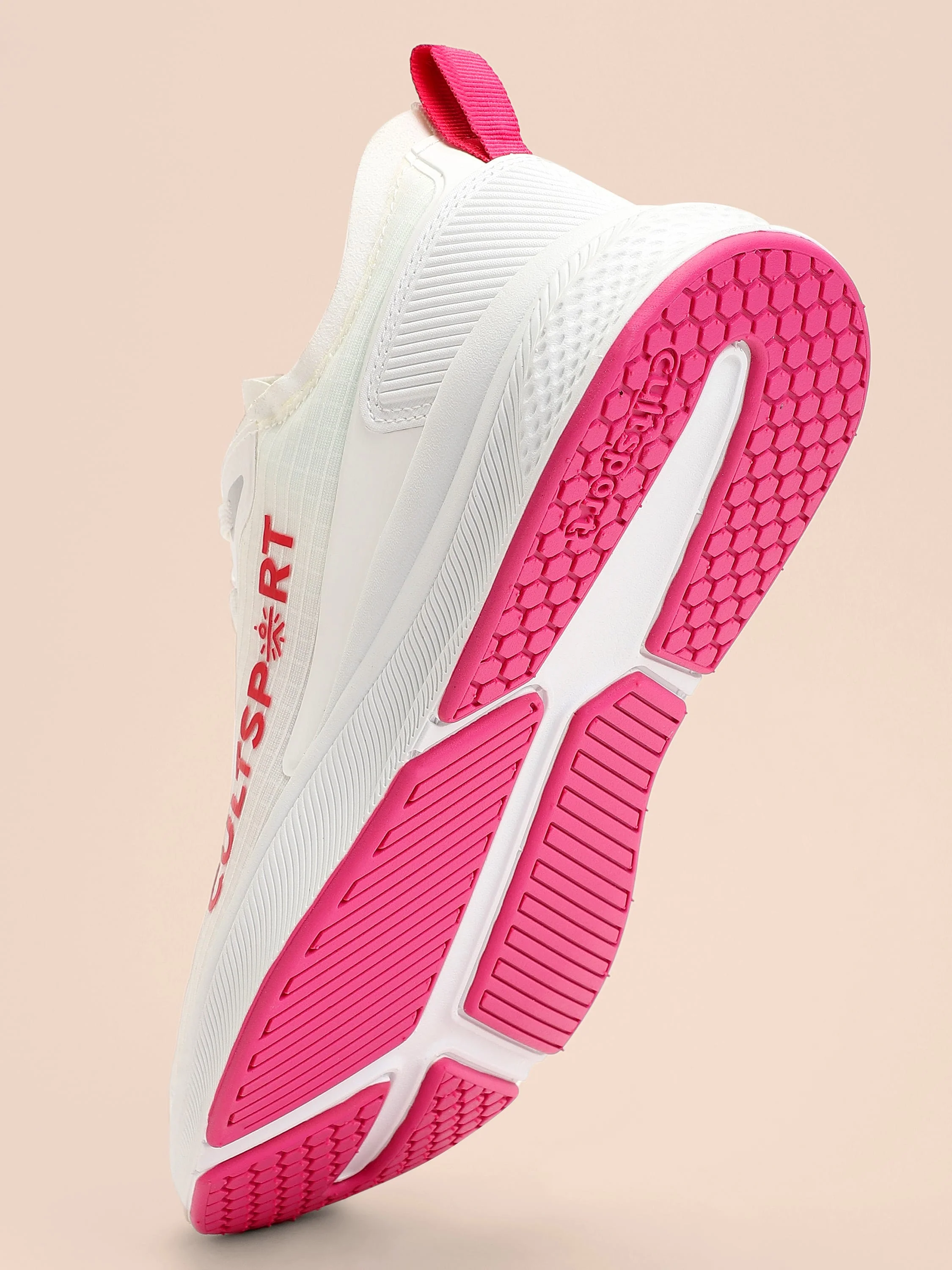 cult Comfort Women Running Shoes - White/Red - Image 5