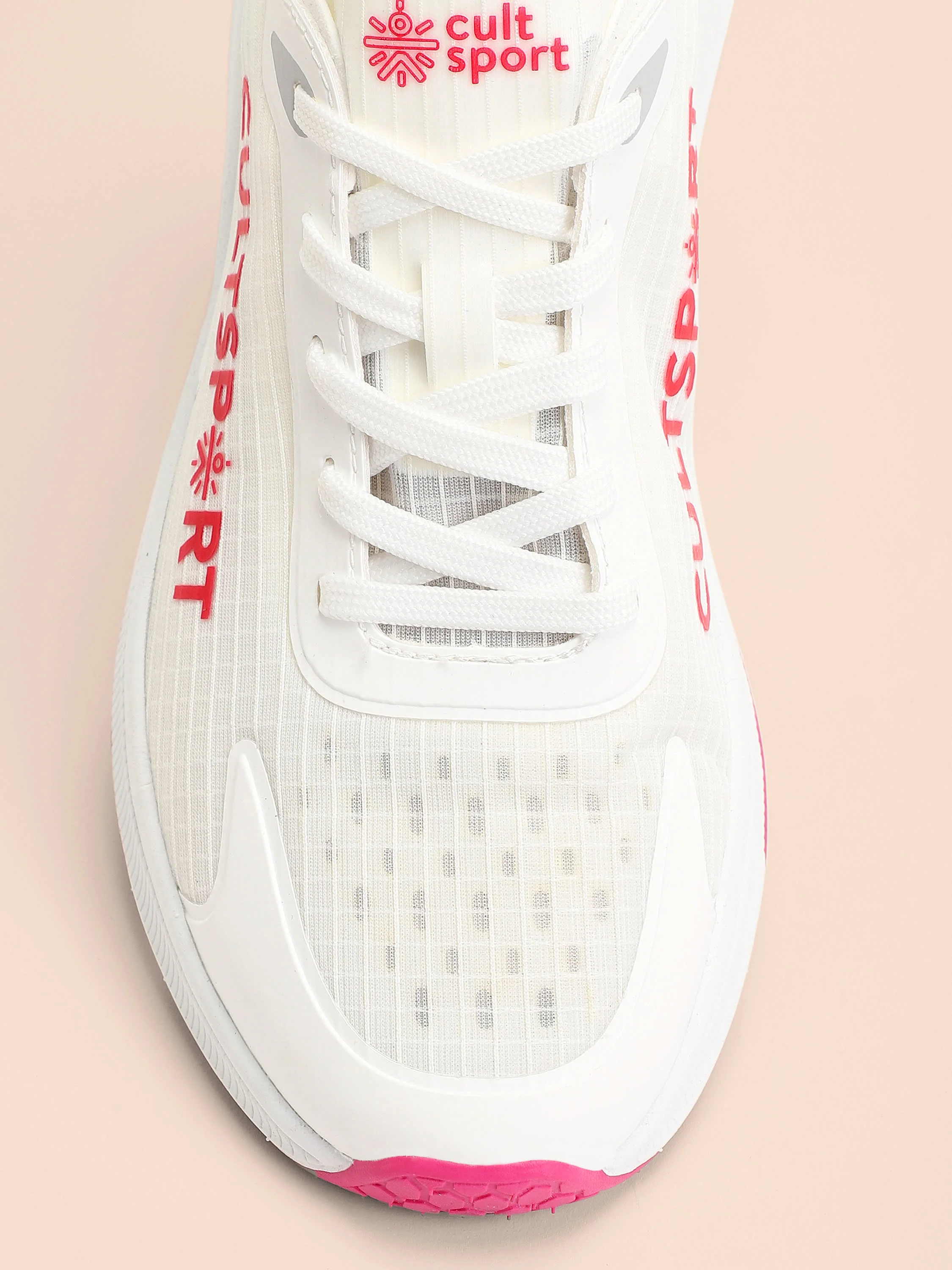 cult Comfort Women Running Shoes - White/Red - Image 7
