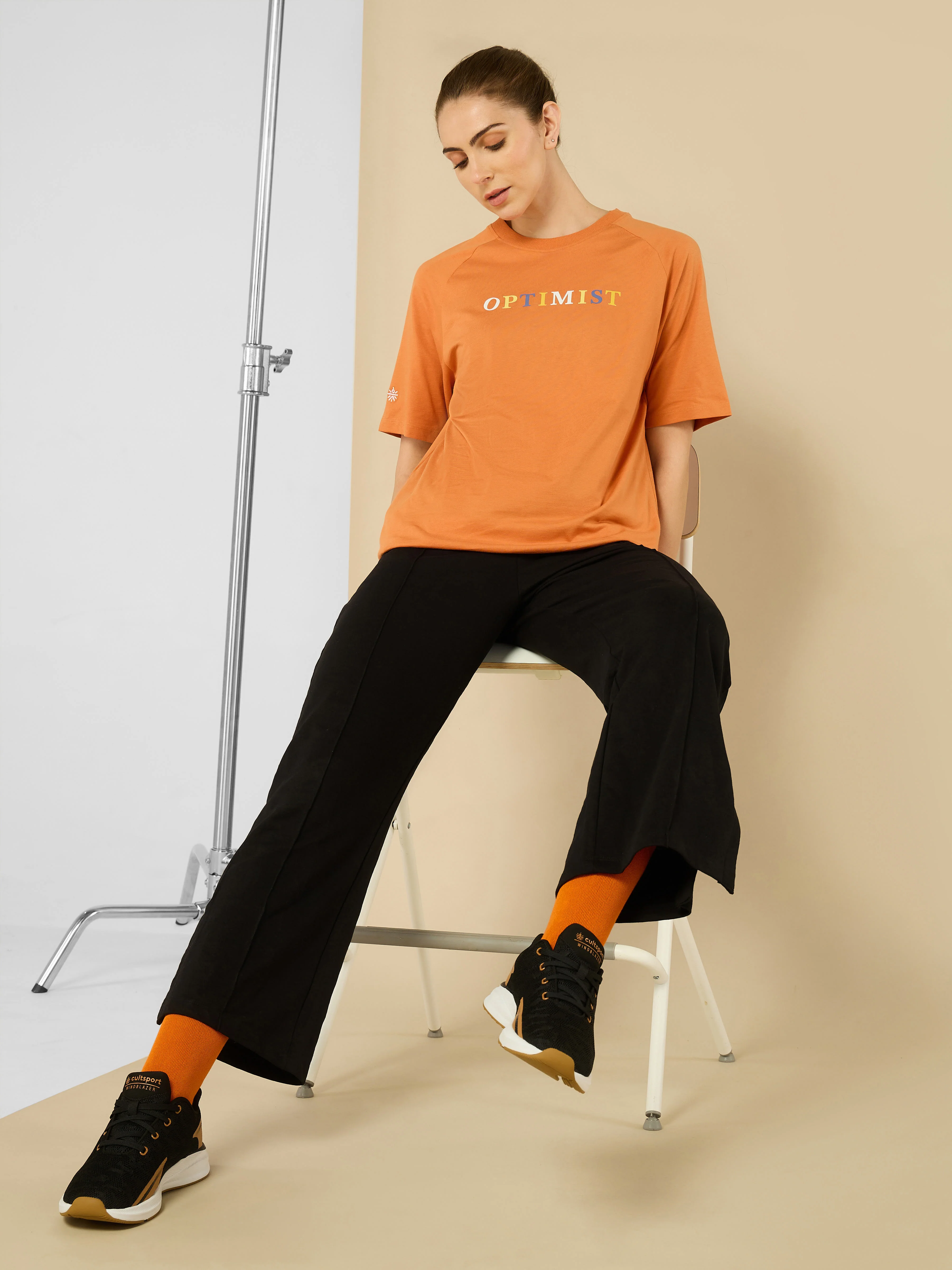 Coral Optimist Printed T-shirt - Image 2