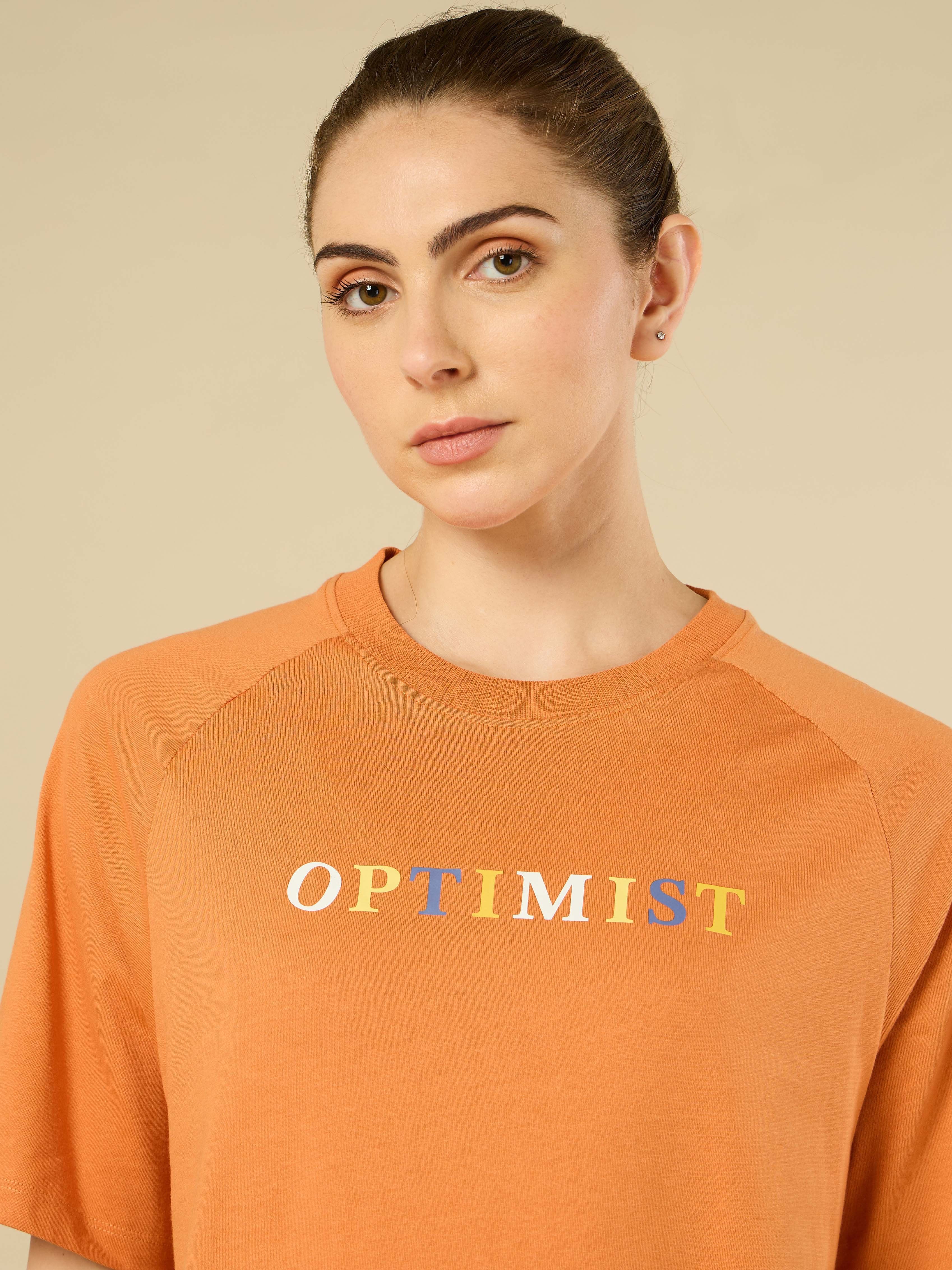 Coral Optimist Printed T-shirt - Image 6