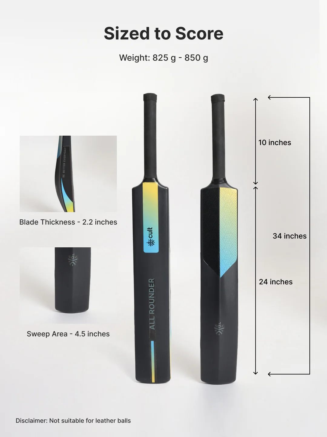 Cricket Bat All Rounder - Image 6