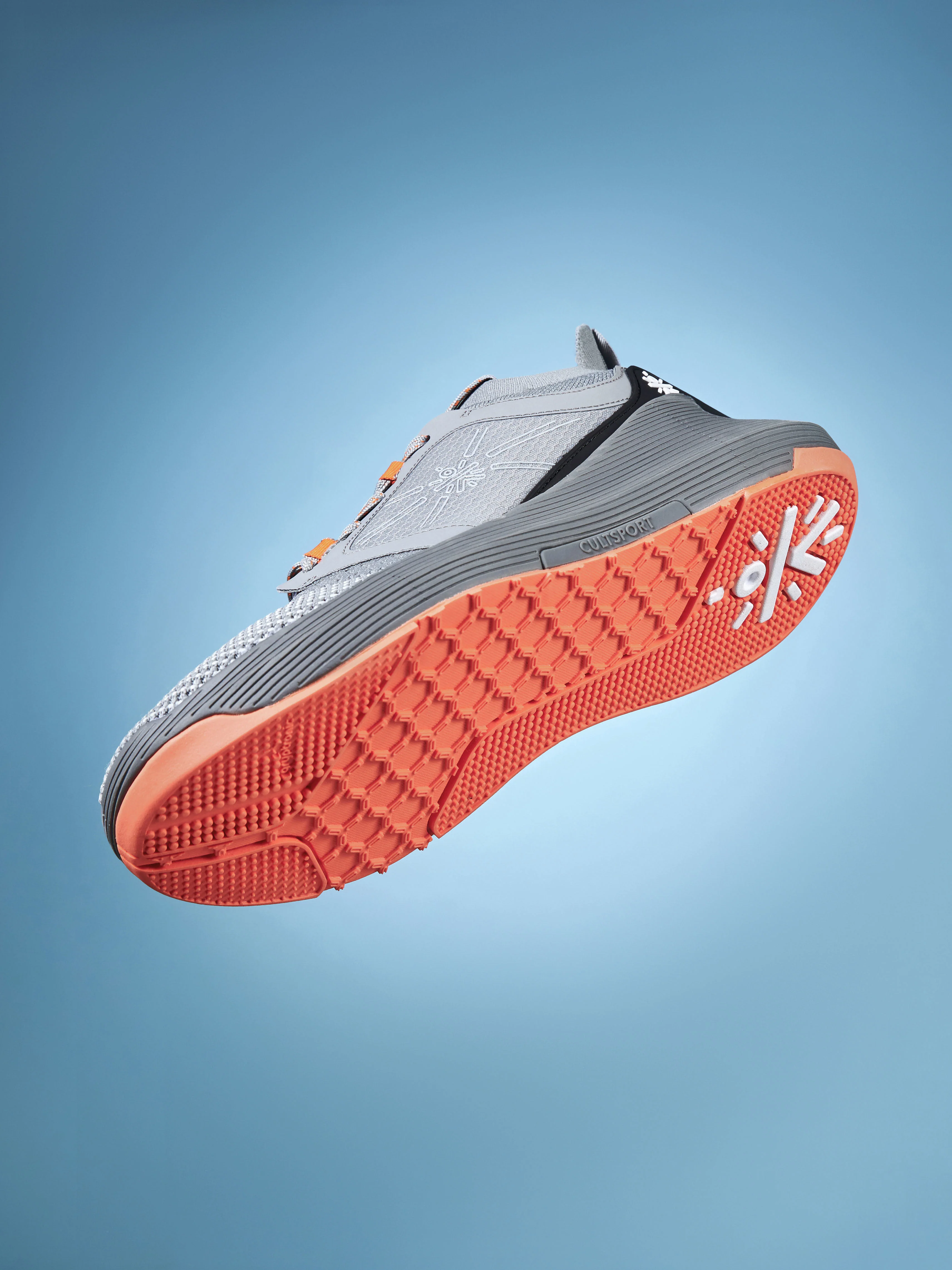cult Crosstrain Men Training Shoes - Grey/ Orange - Image 5