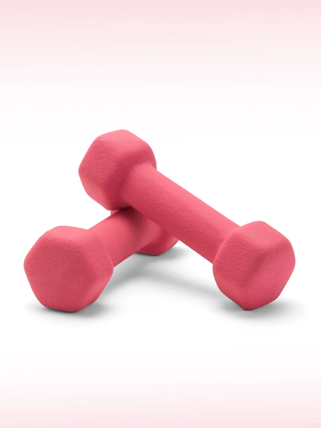 Cult 1KGx2 Neoprene Dumbbells For Home & Gym Exercises (Pink) - Image 5