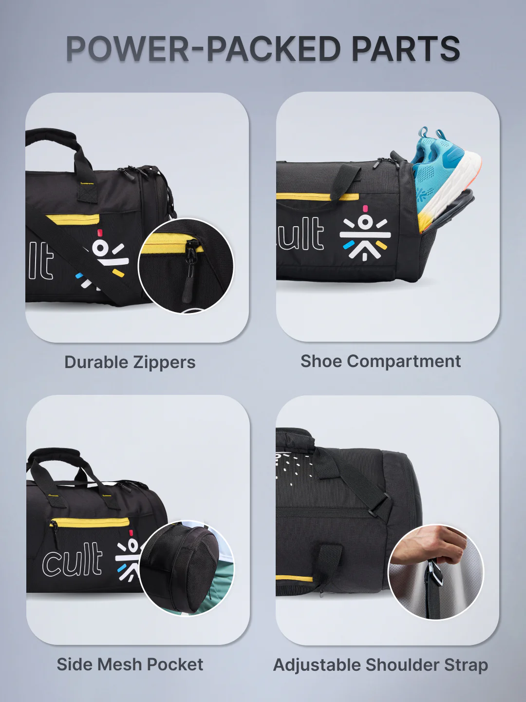 cult 35 L Duffle bag with steel bottle 1L - Image 6