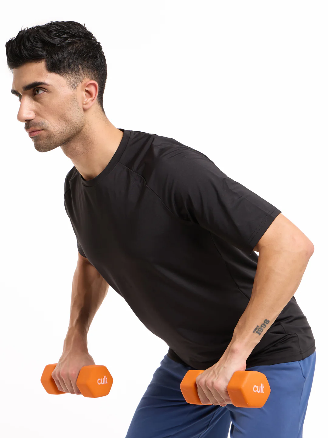Cult 3KGx2 Neoprene Dumbbells For Home & Gym Exercises (Orange) - Image 4