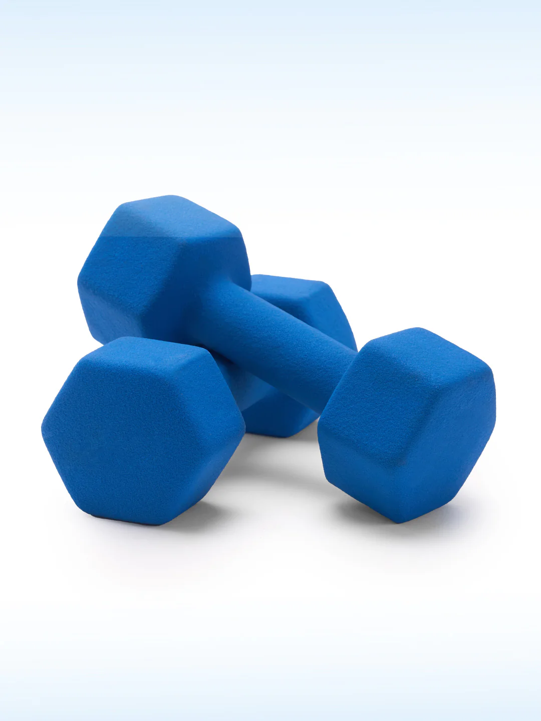 Cult 5KGx2 Neoprene Dumbbells For Home & Gym Exercises (Blue) - Image 5