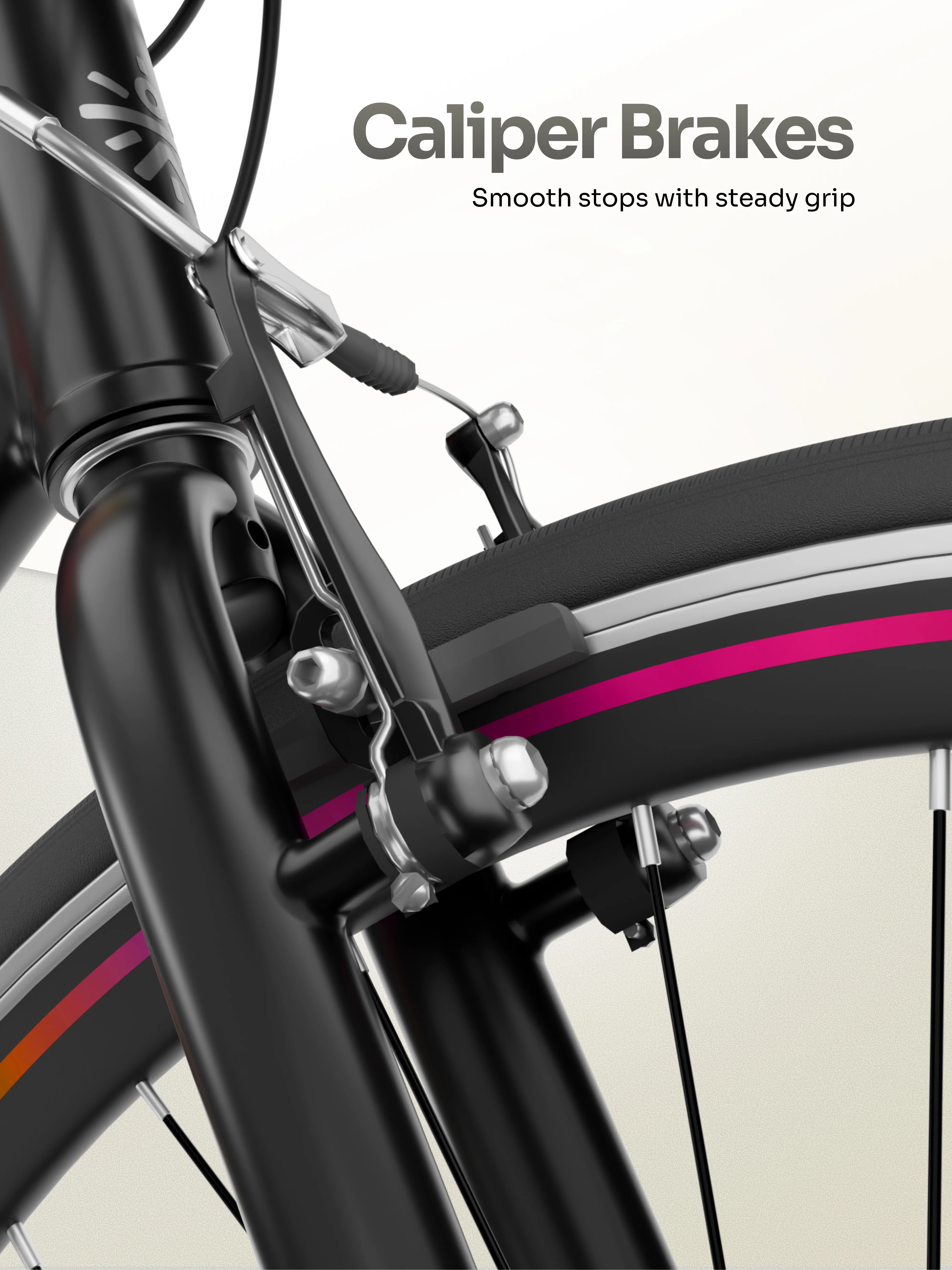 Cult Aero 700C 16 Speed Alloy Road Bike – Black - Image 4