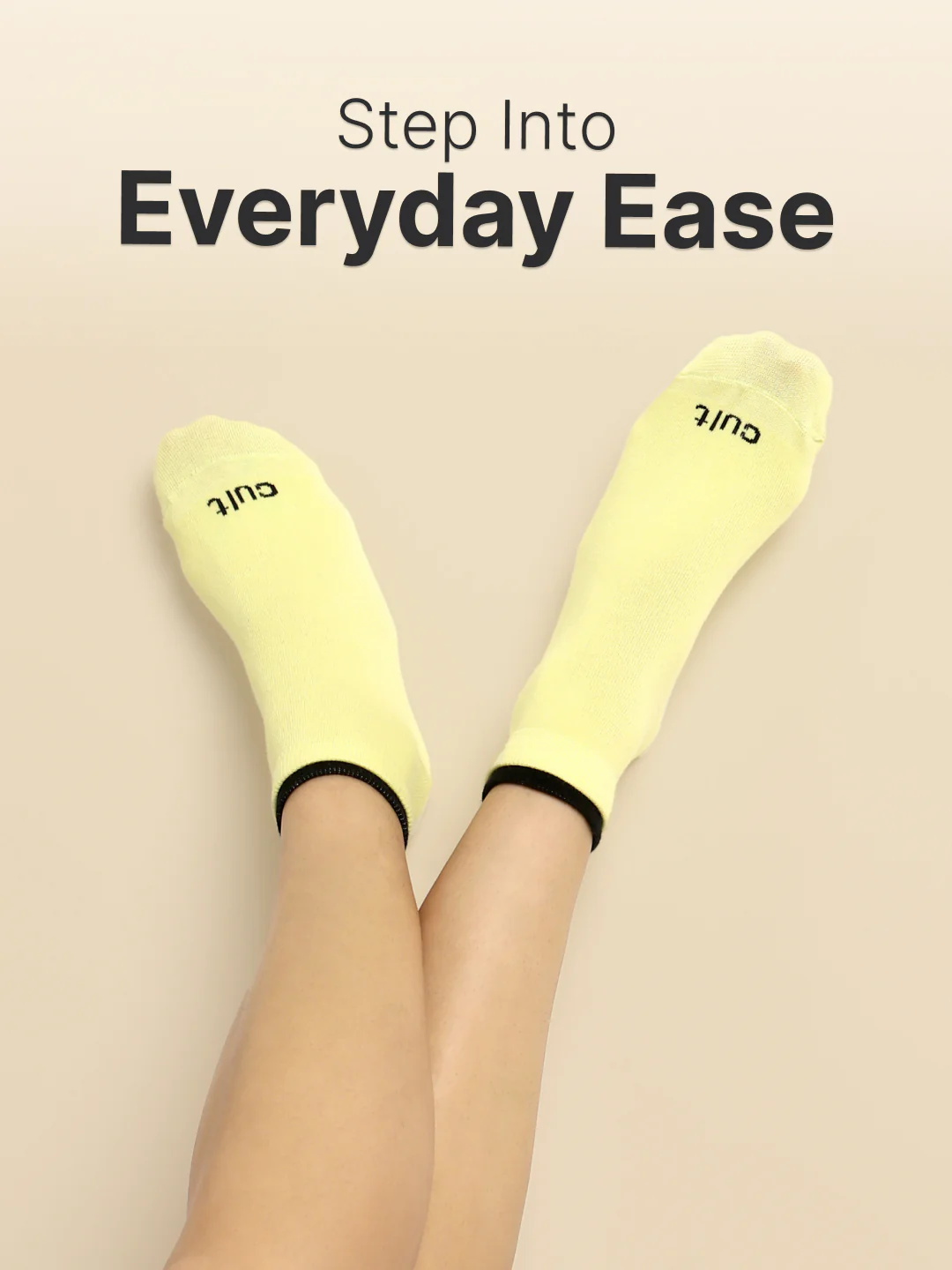 Casual Ankle Length Solid Pack of 3 Smoky Blush,Lime & Pink Socks Women - Image 2