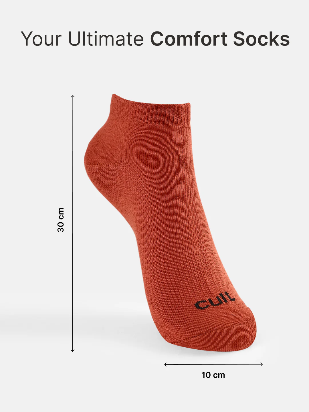 Casual Ankle Length Pack of 5 Powder Blue,Berry Red,Rusty,Grey & Black Solid Women's Socks - Image 6