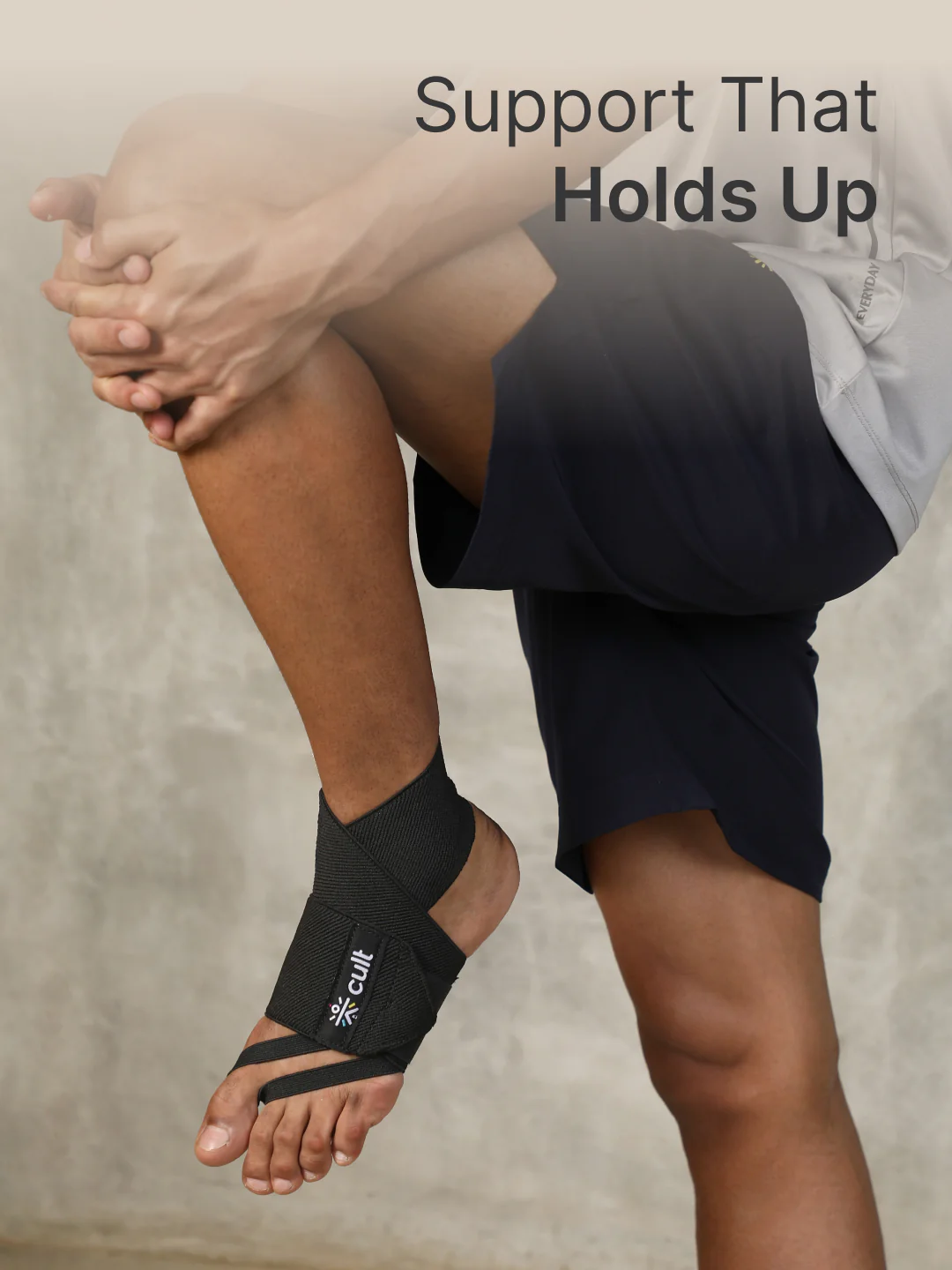 cult Ankle Support Wrap Unisex Black - Image 2