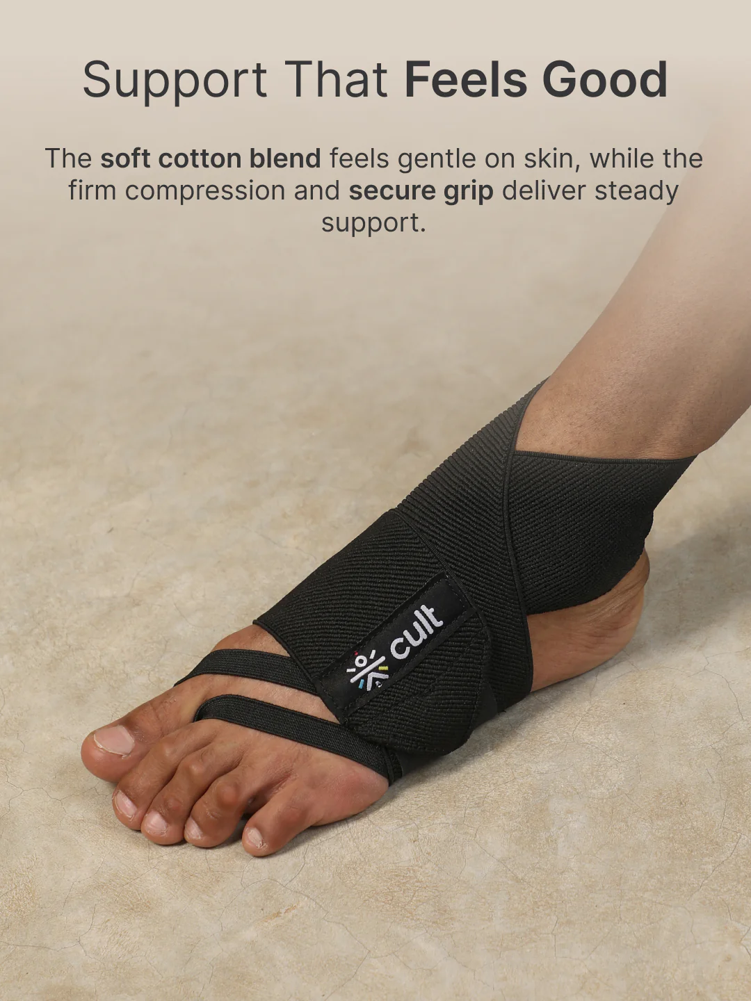 cult Ankle Support Wrap Unisex Black - Image 4