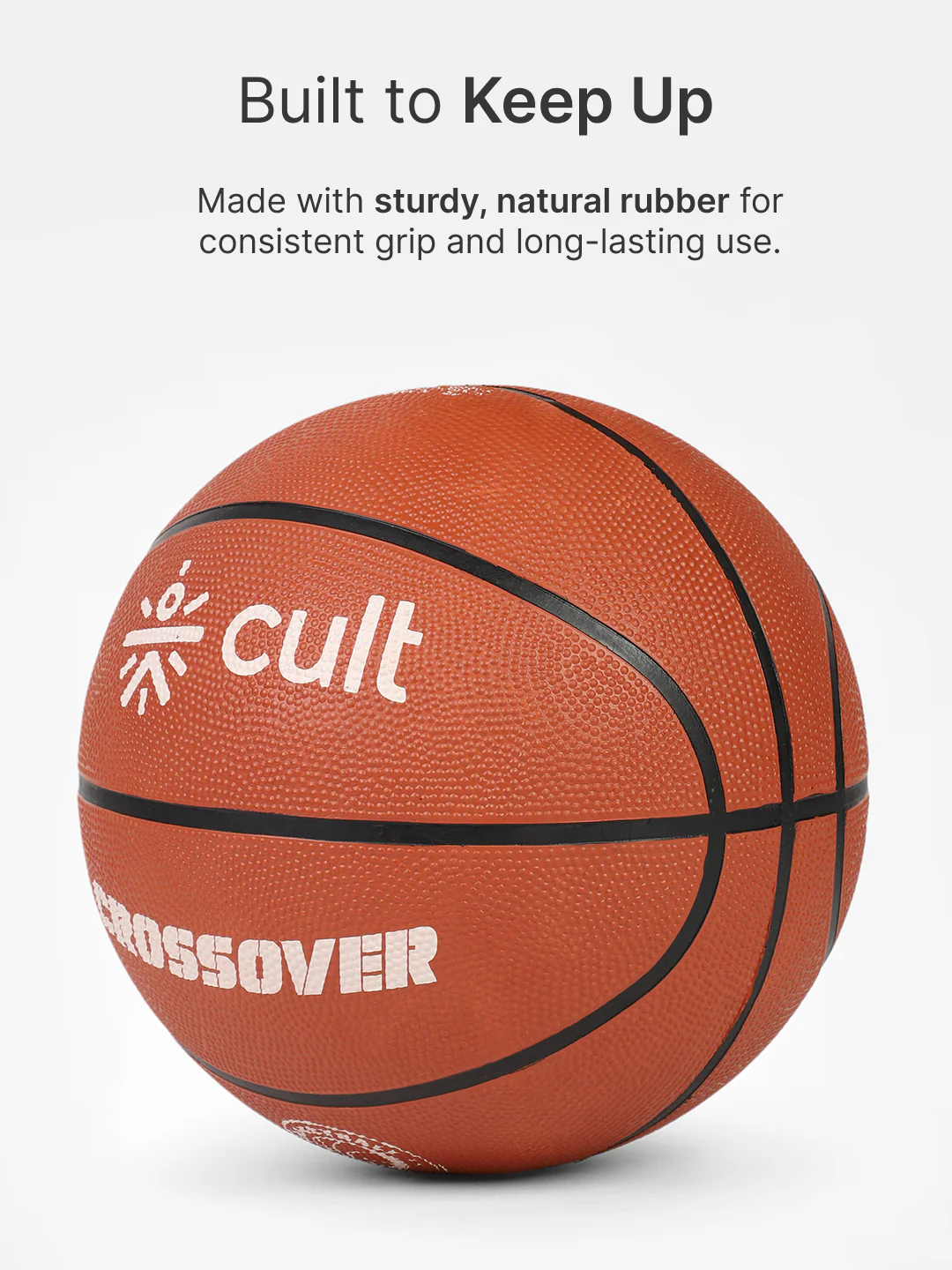 cult Basketball Crossover Brown Size 7 - Image 3