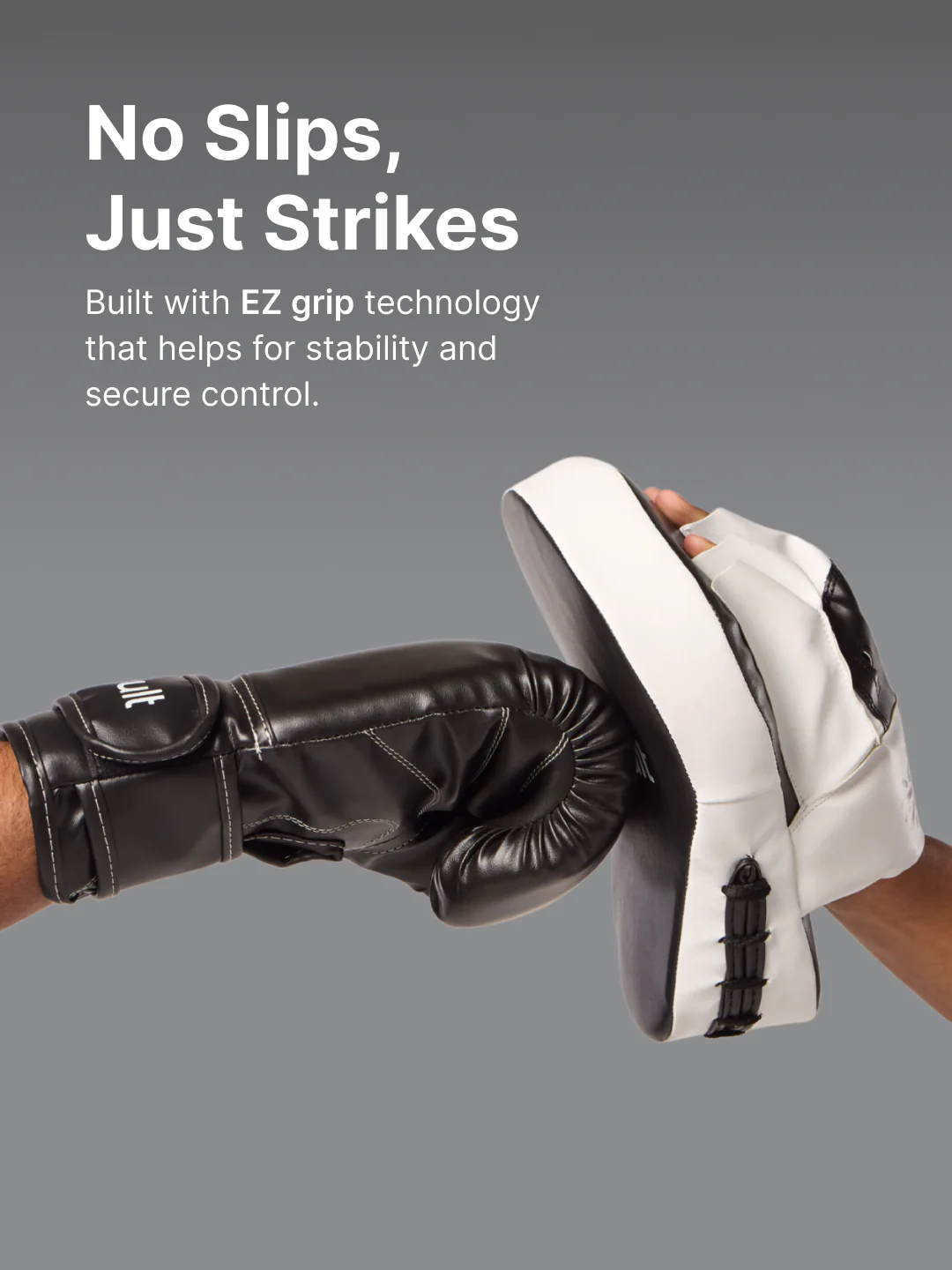 cult Boxing Focus Pad Unisex Black White - Image 5