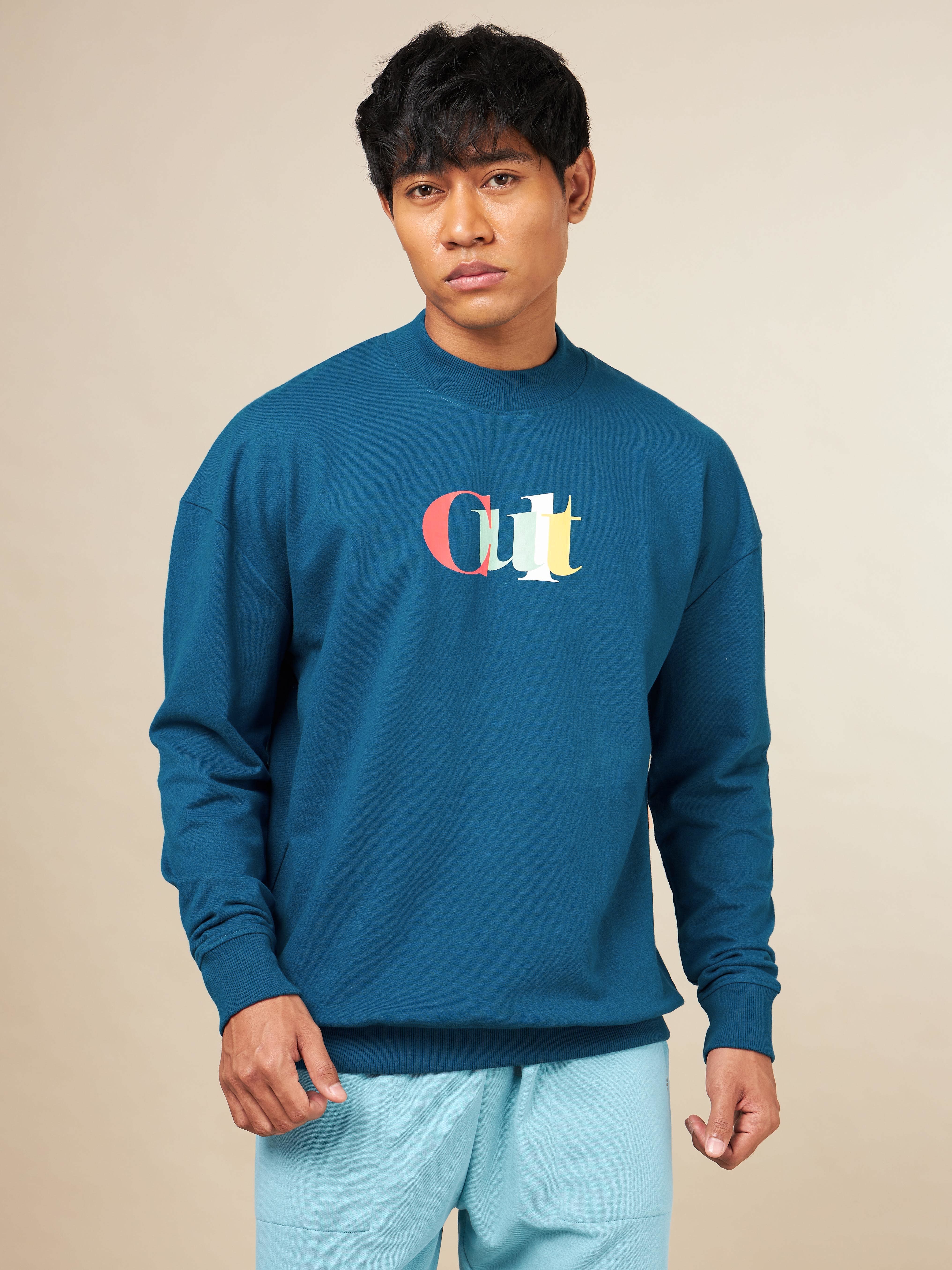 Cult Brand Carrier Blue Sweatshirt - Image 8