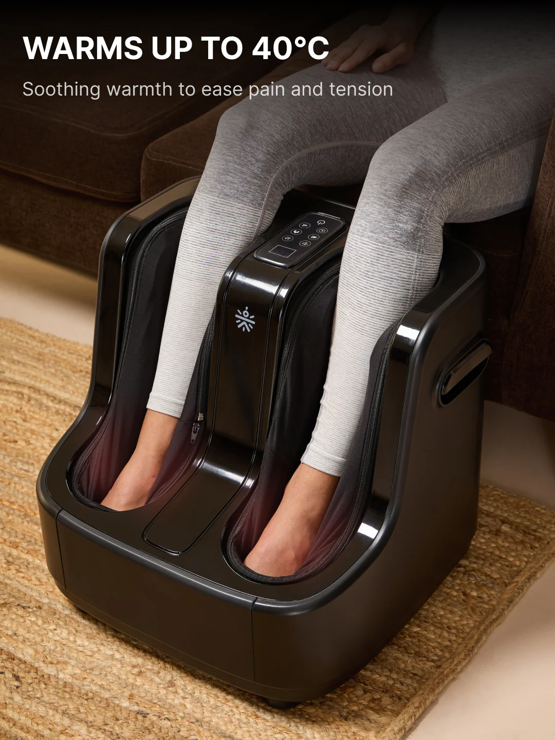 Cult Calm foot & calf Massager with Vibration & Warm Therapy, Air Compression, for Pain Relief and Relaxation - Image 5