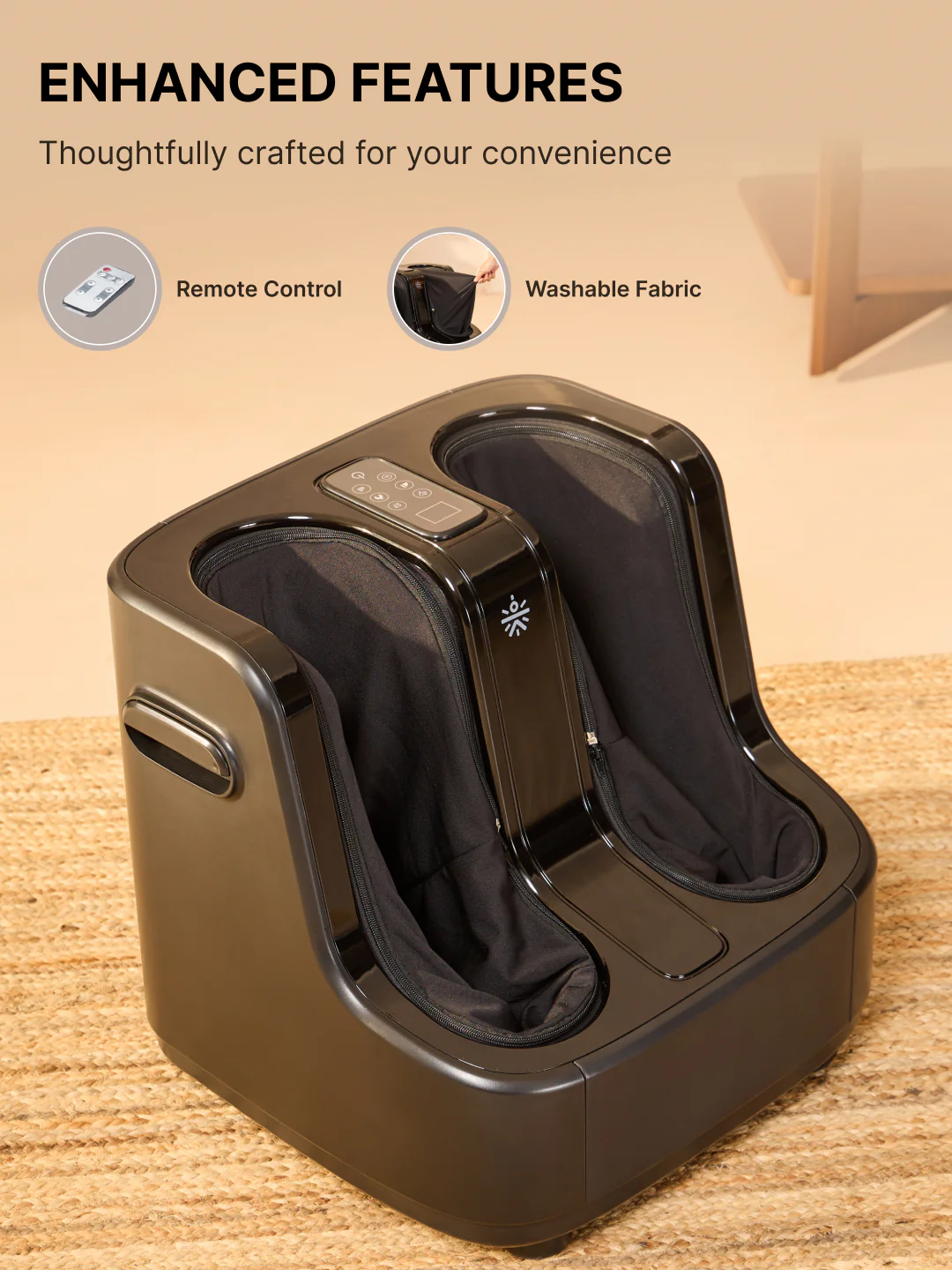 Cult Calm foot & calf Massager with Vibration & Warm Therapy, Air Compression, for Pain Relief and Relaxation - Image 6
