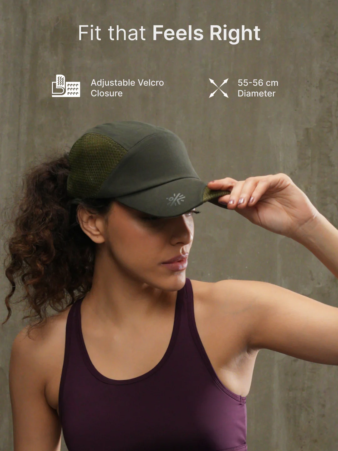 cult Cap With Mesh Olive- Unisex Adjustable Cap for Men & Women - Image 6