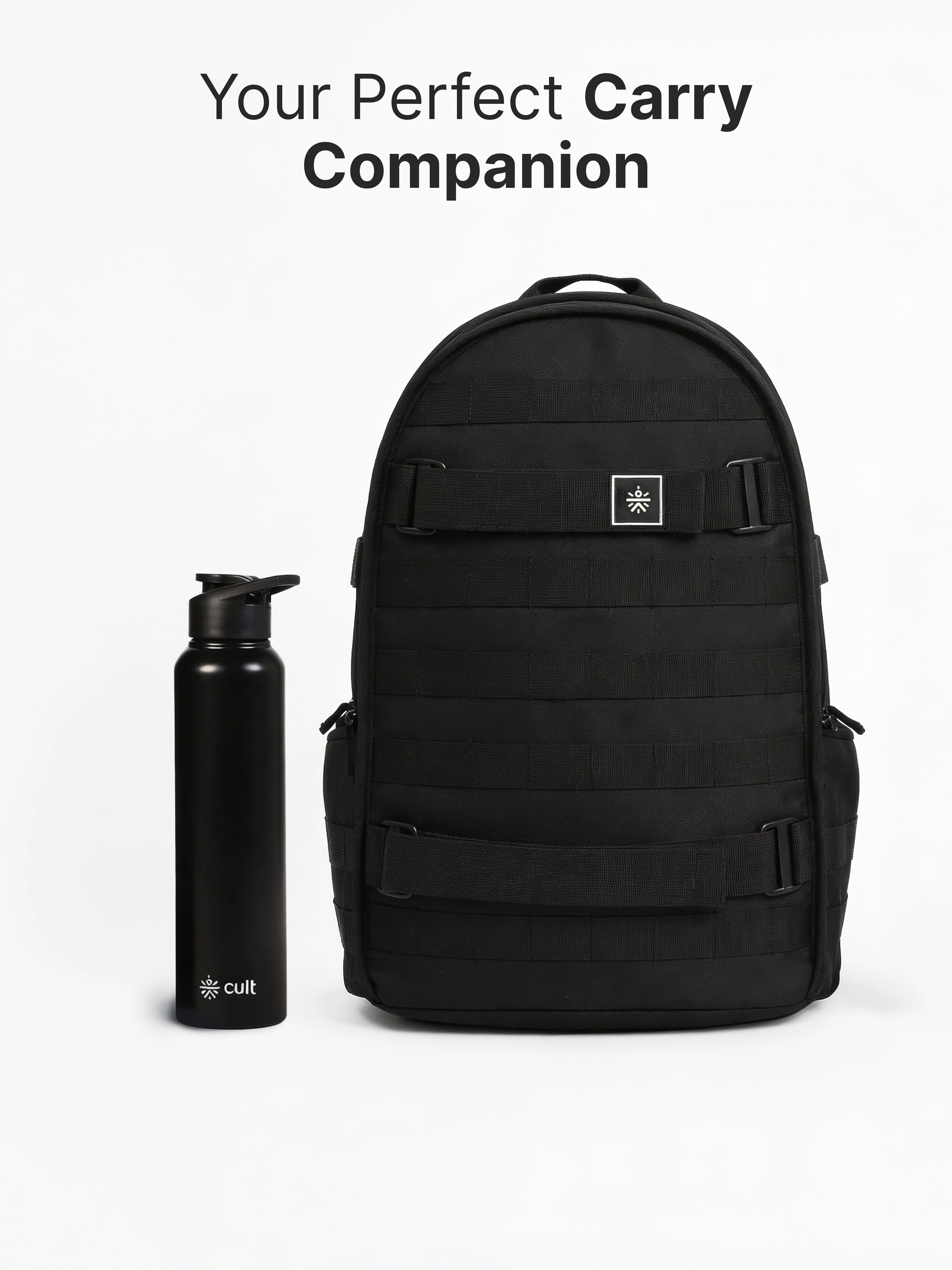 Cult Combo Backpack 35L with steel Bottle 1L - Image 2
