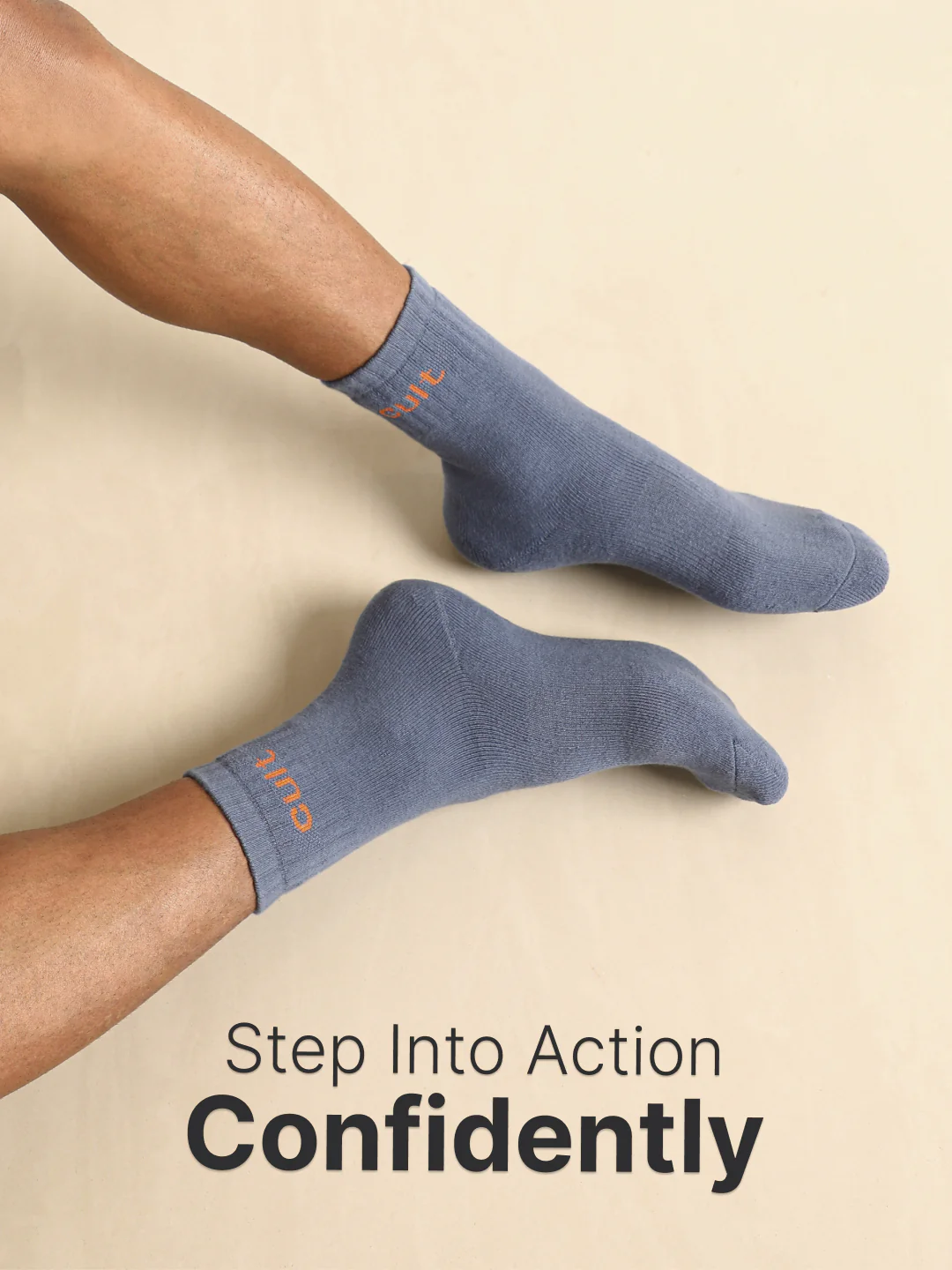 Sports Crew Length Red,Yellow & Blue Pack of 3 Men's Cotton Socks - Image 2