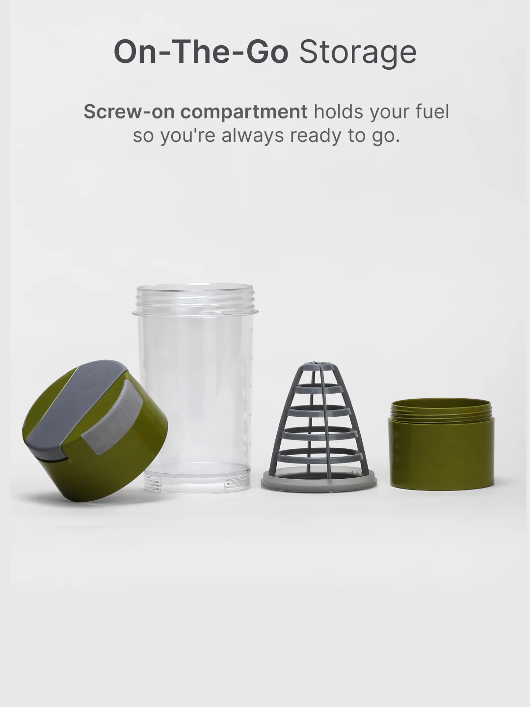 cult Cyclone Shaker 500 ML Olive Grey - Image 7