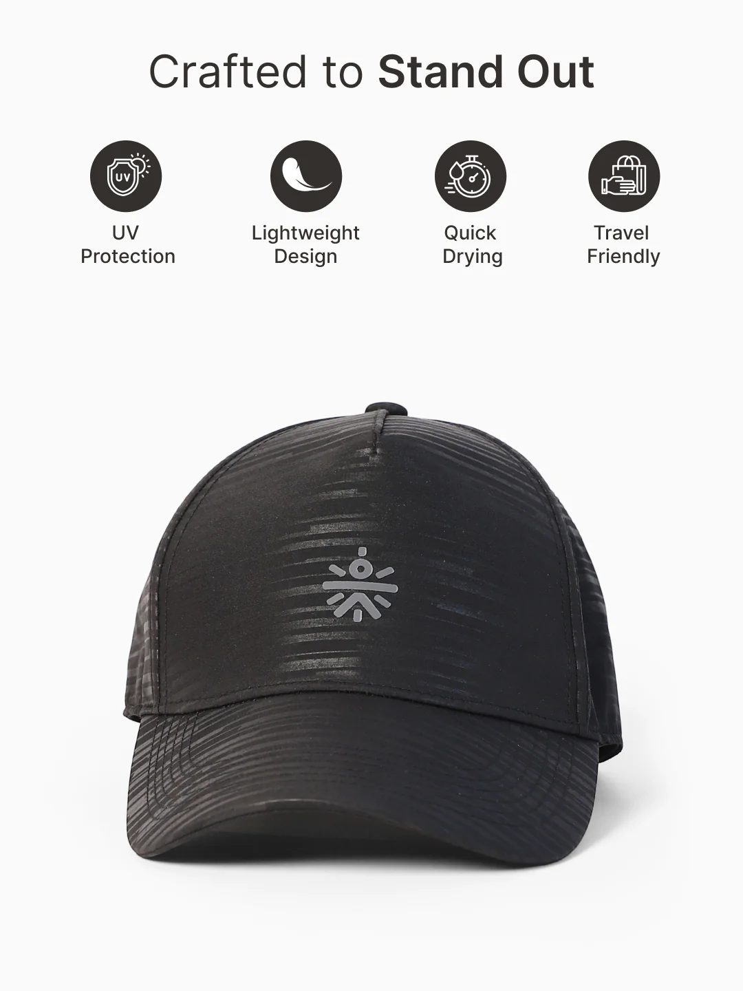 cult Embossing Cap Black - Image 3