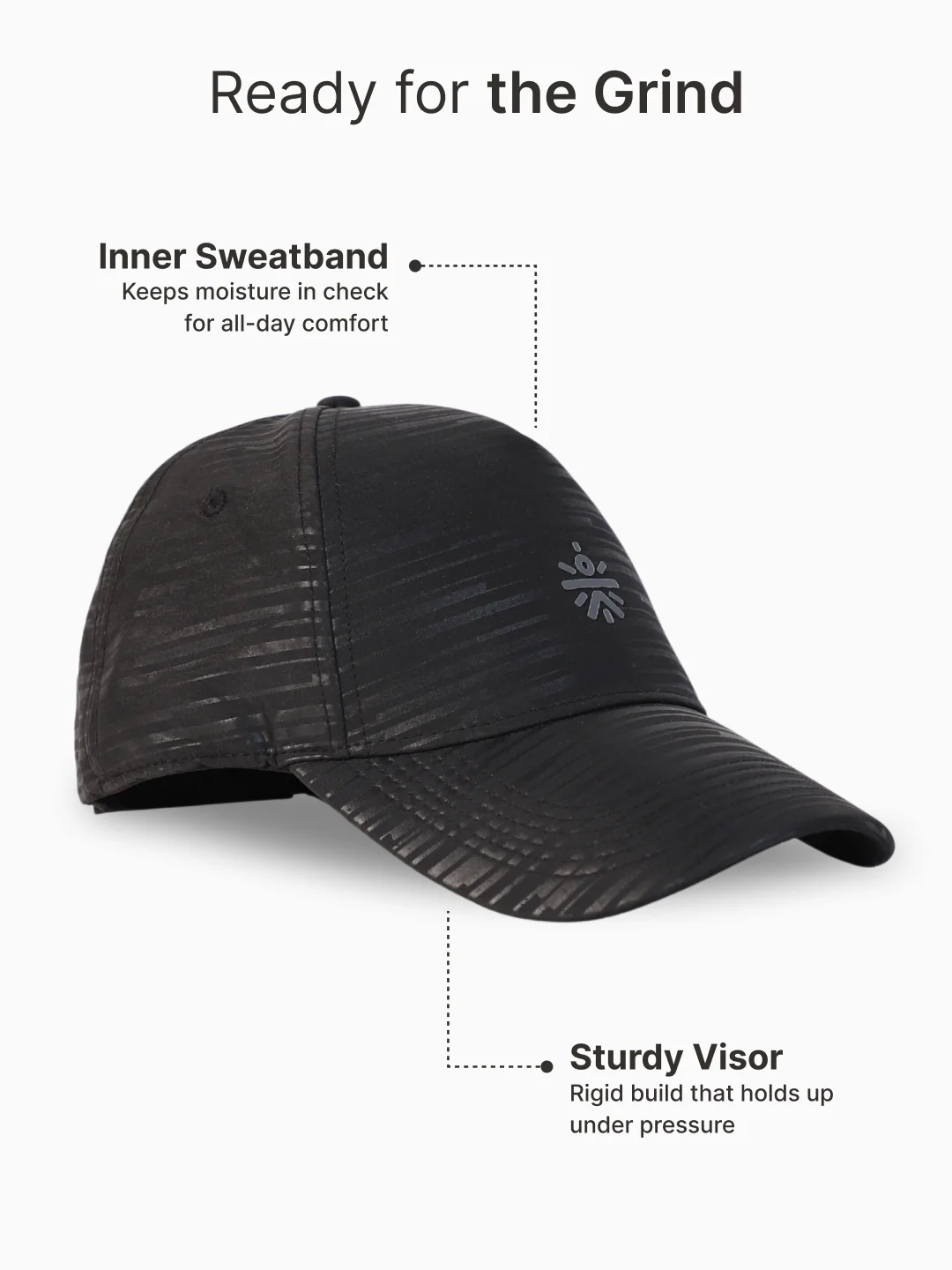 cult Embossing Cap Black - Image 5