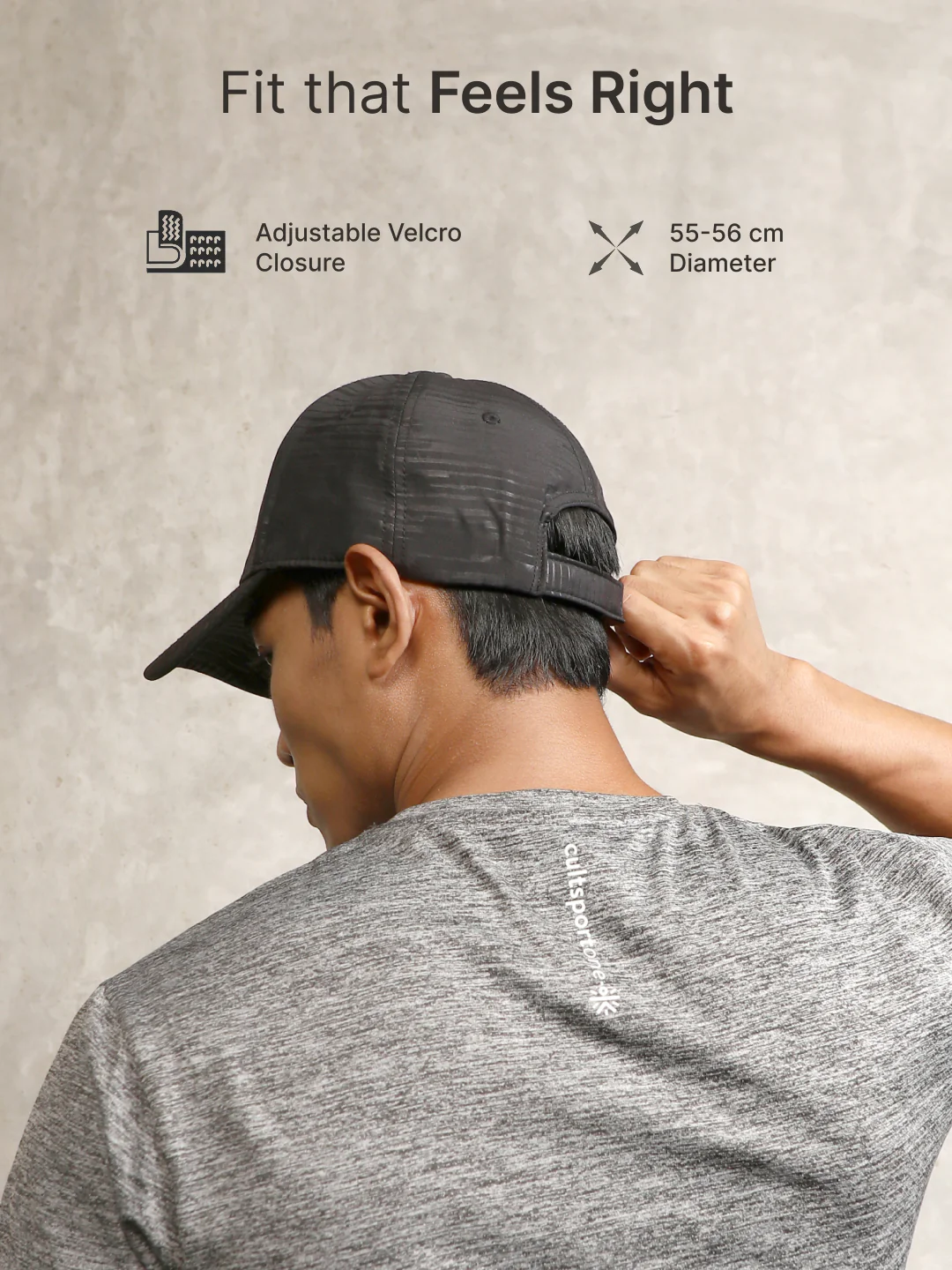 cult Embossing Cap Black - Image 6