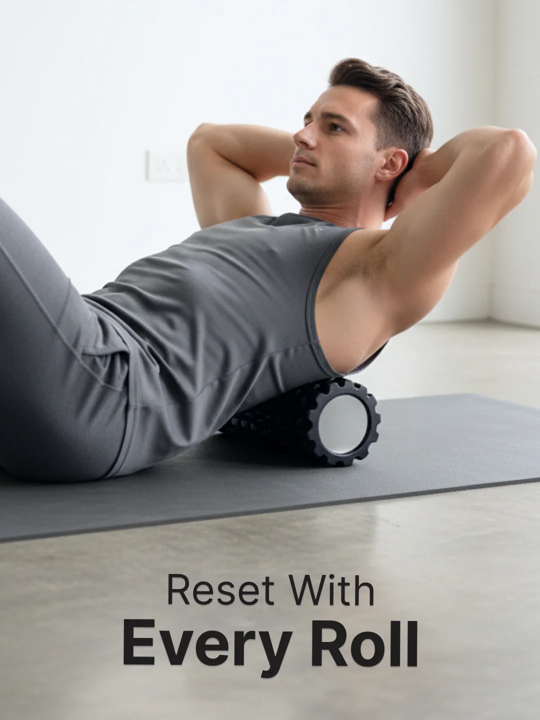cult Foam Roller Black - Muscle Recovery & Deep Tissue Massage - Image 2