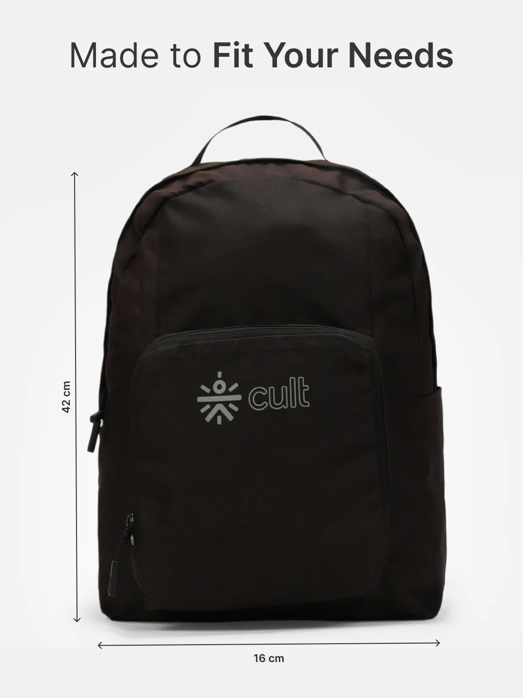 cult Foldable Backpack  25L Black - Image 7