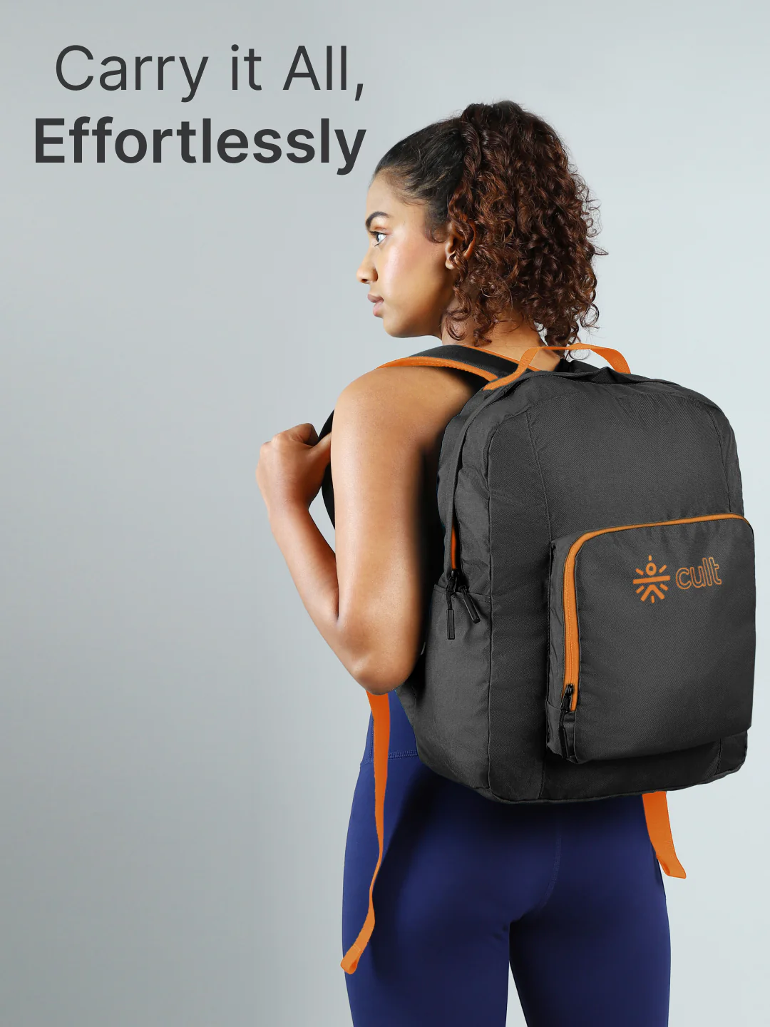 cult Foldable Backpack  25L Grey - Image 2