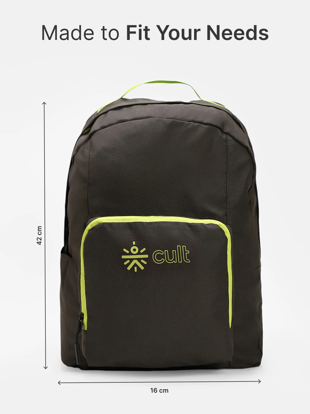 cult Foldable Backpack  25L Olive - Image 7