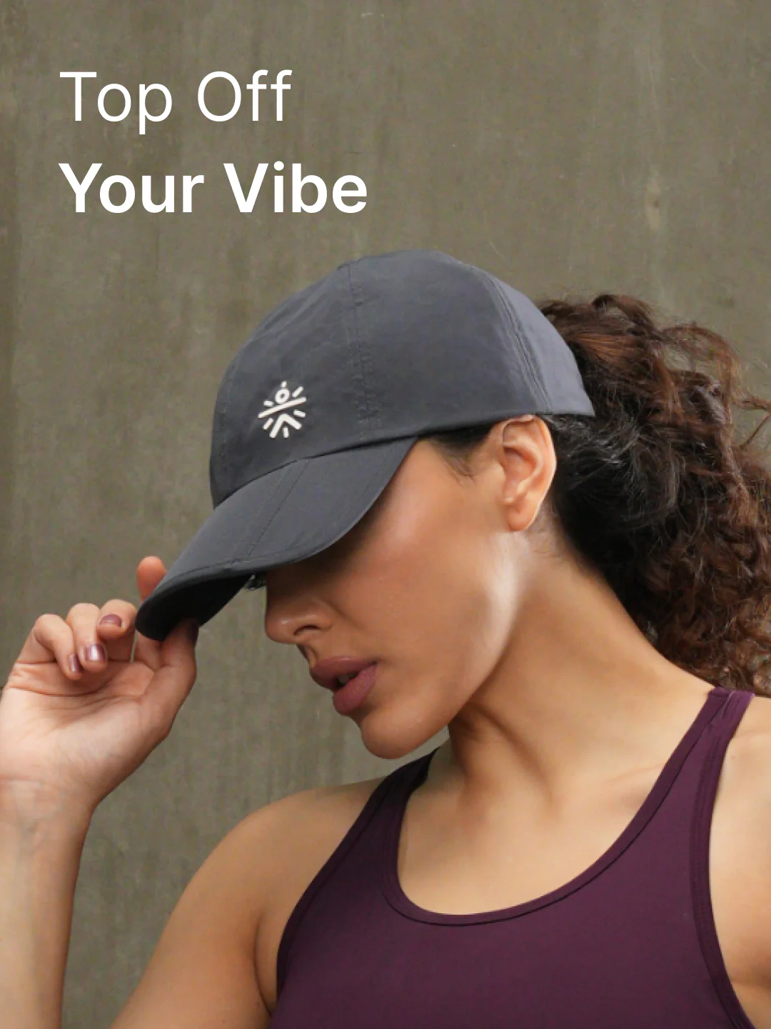 cult Foldable Cap Unisex with Adjustable Strap Grey - Image 2