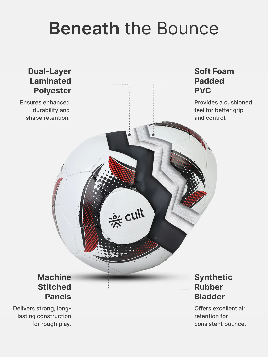 cult Football MS Glider Red 32P - Image 4